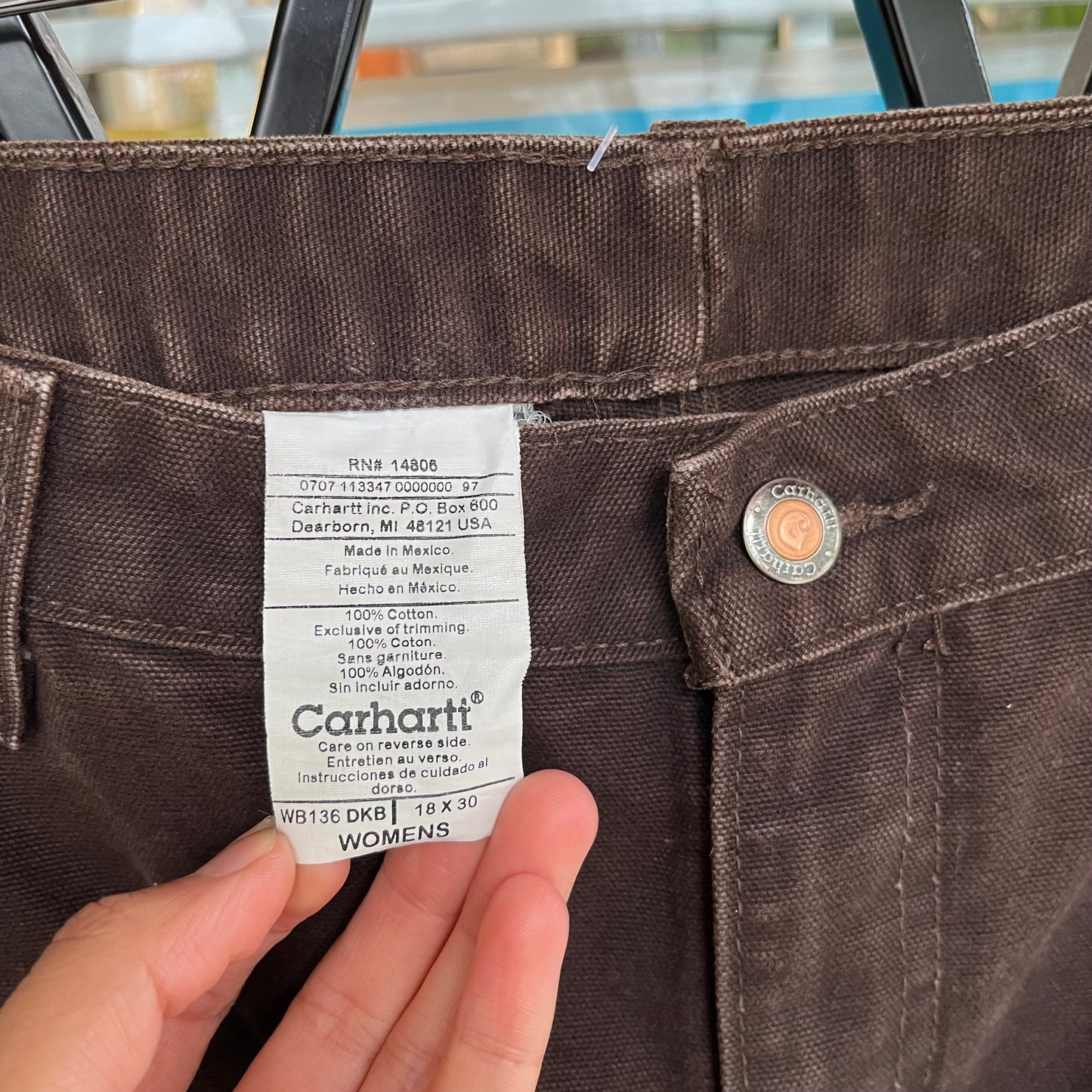 Carhartt Double Knee Work Pants - Size Womens 18