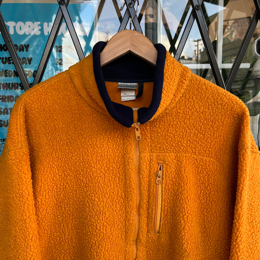 Vintage LL Bean Deep Pile Fleece Jacket - Size XL