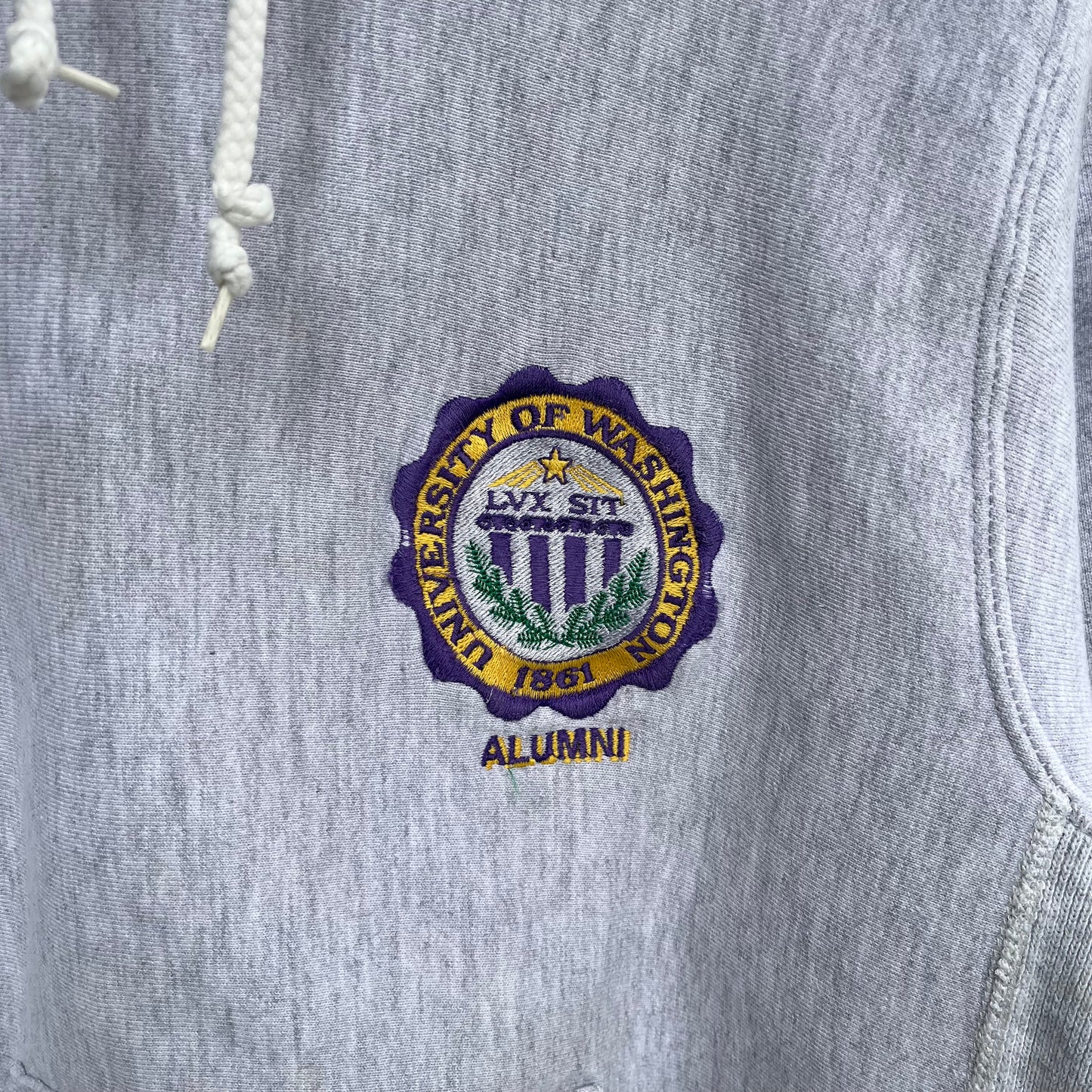 Vintage Washington Huskies Alumni Heavyweight Hoodie - Size M