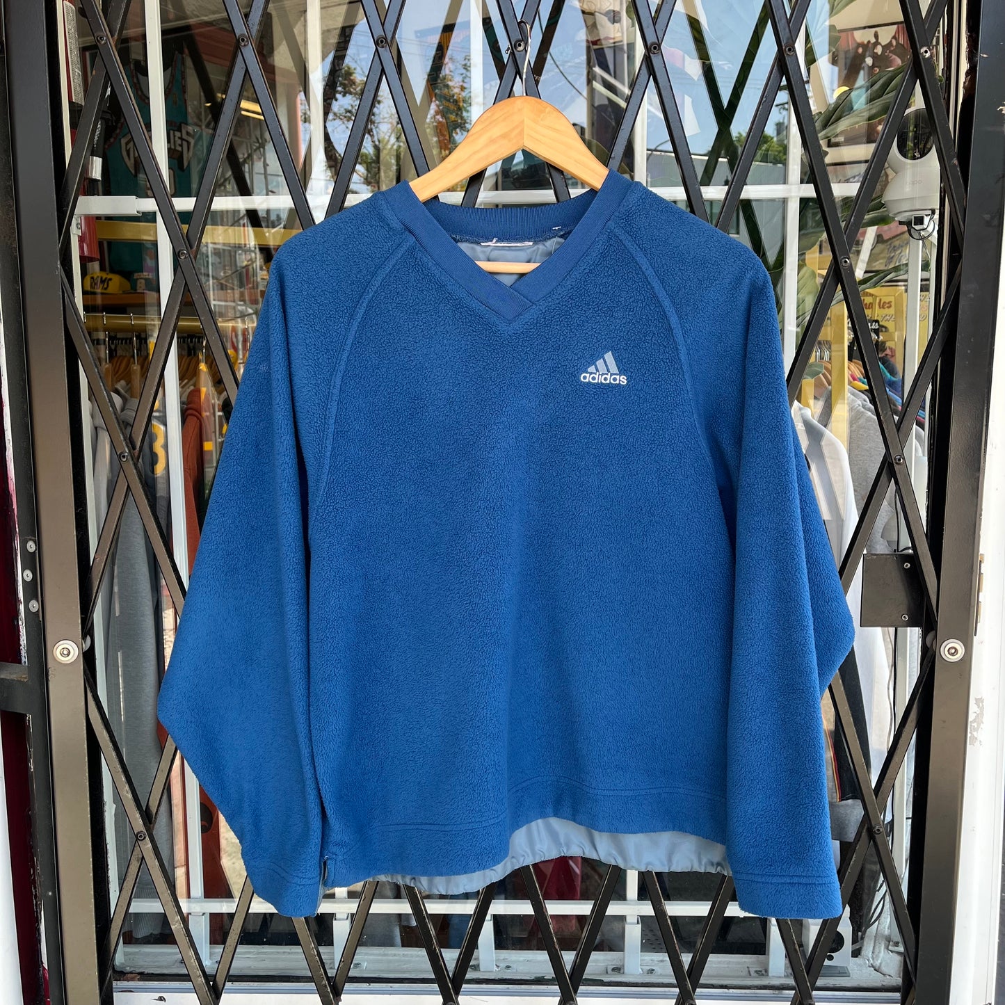 Vintage 90s Adidas Fleece Crewneck - Size M