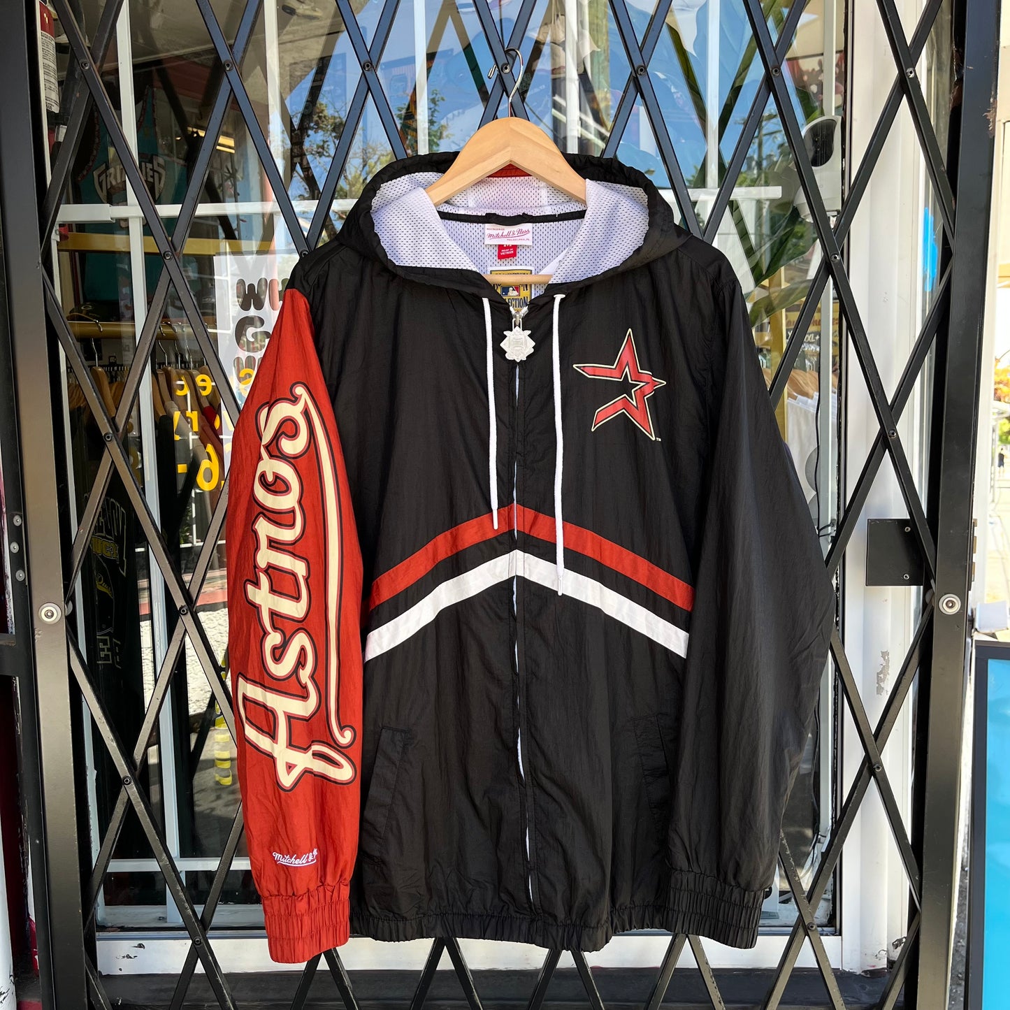 Mitchell & Ness Houston Astros Throwback Windbreaker - Size M