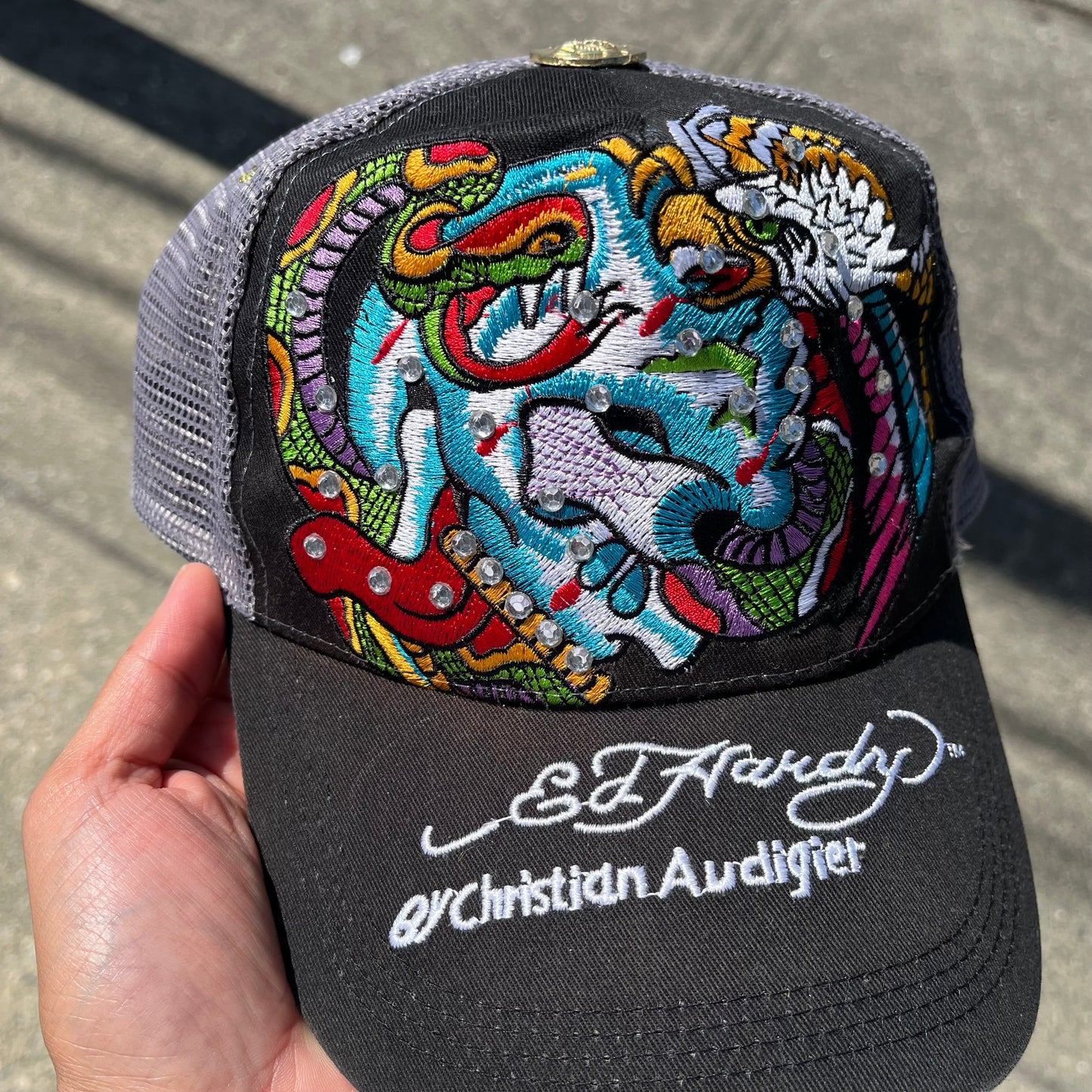 Bootleg Ed Hardy Trucker Hat