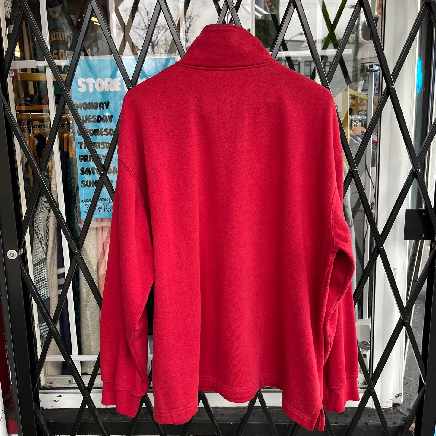 Vintage Reebok Quarter Zip Sweater - Size XL