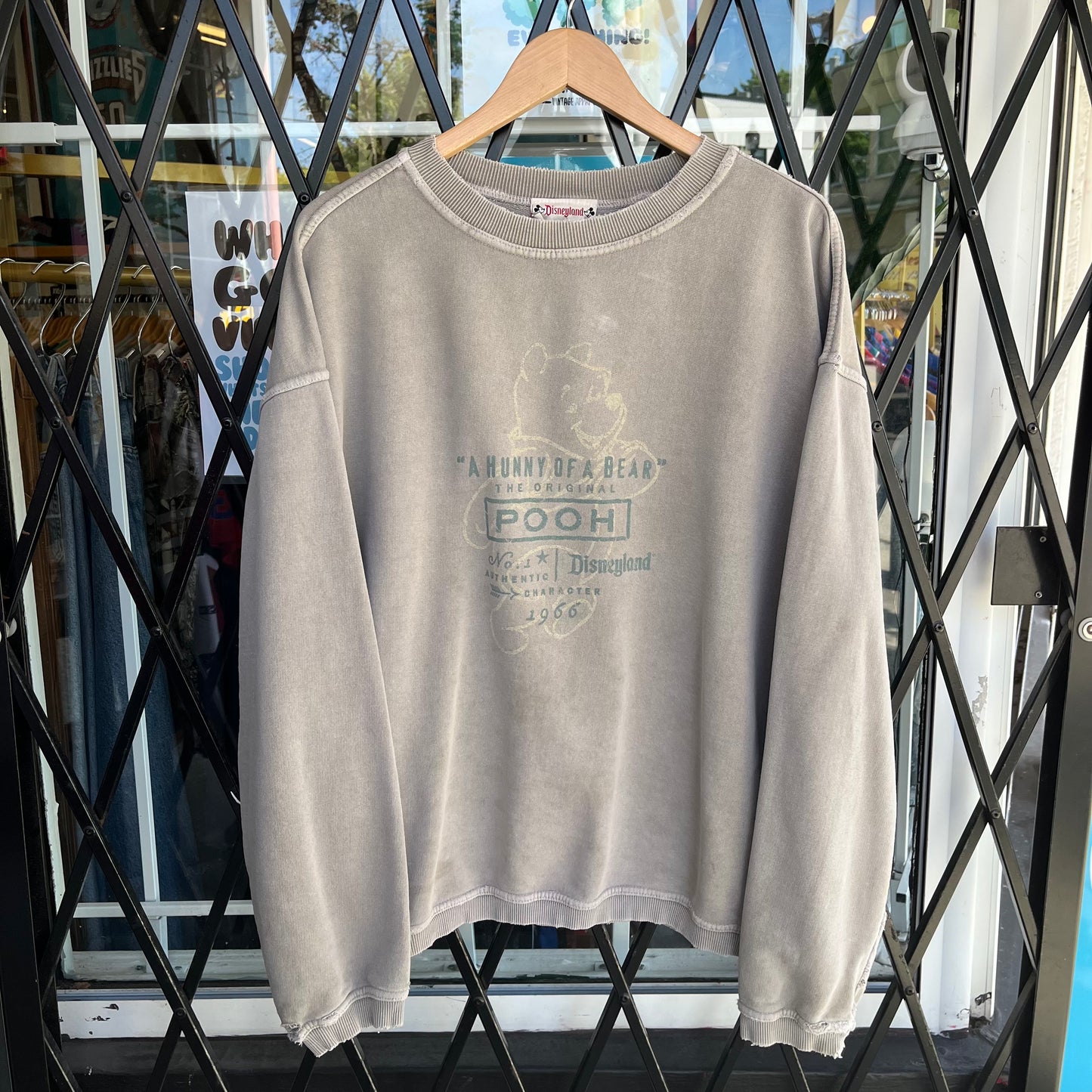Distressed Vintage Disney Winnie The Pooh Crewneck - Size XL