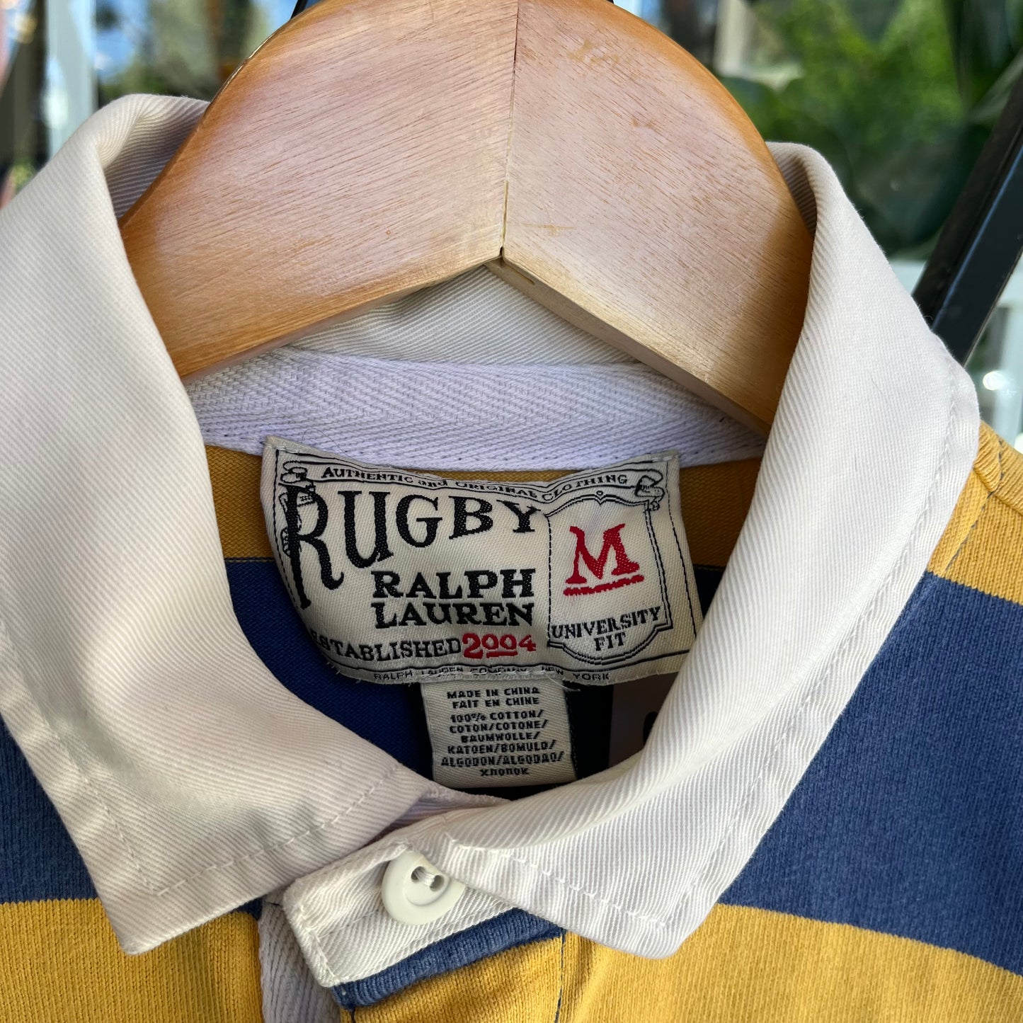 Vintage Polo Ralph Lauren Rugby Long Sleeve - Size M