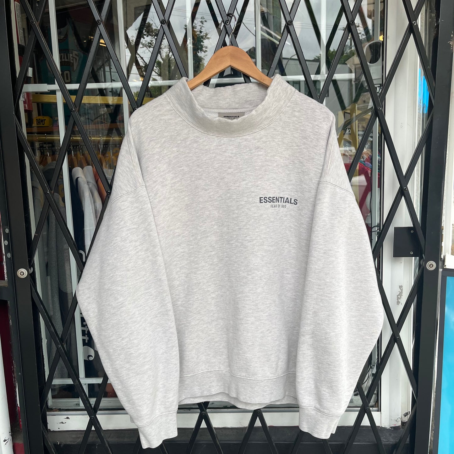 Fear of God Essentials Mock Neck Sweater - Size XL