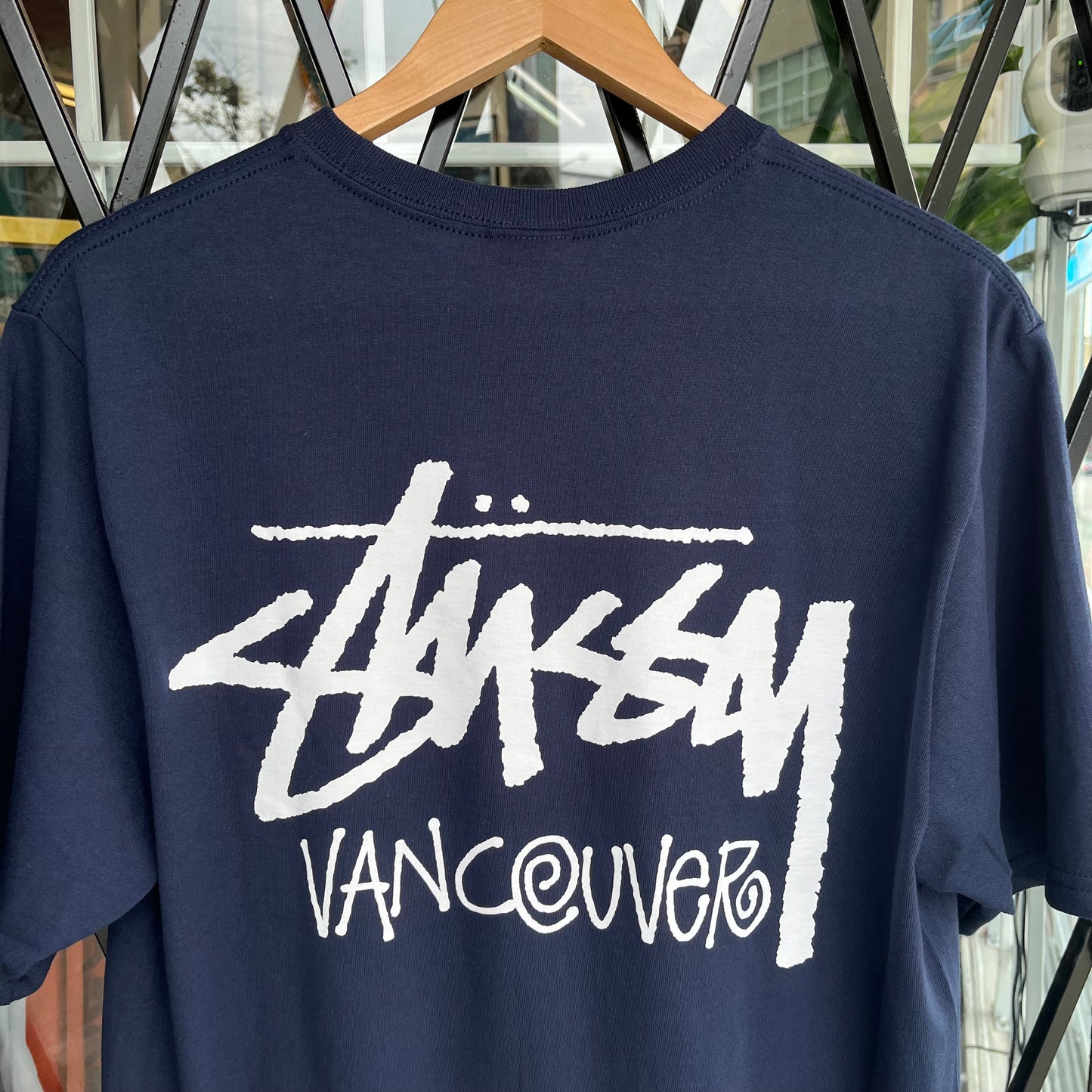 Stussy Vancouver Stock Tee Navy - Size M
