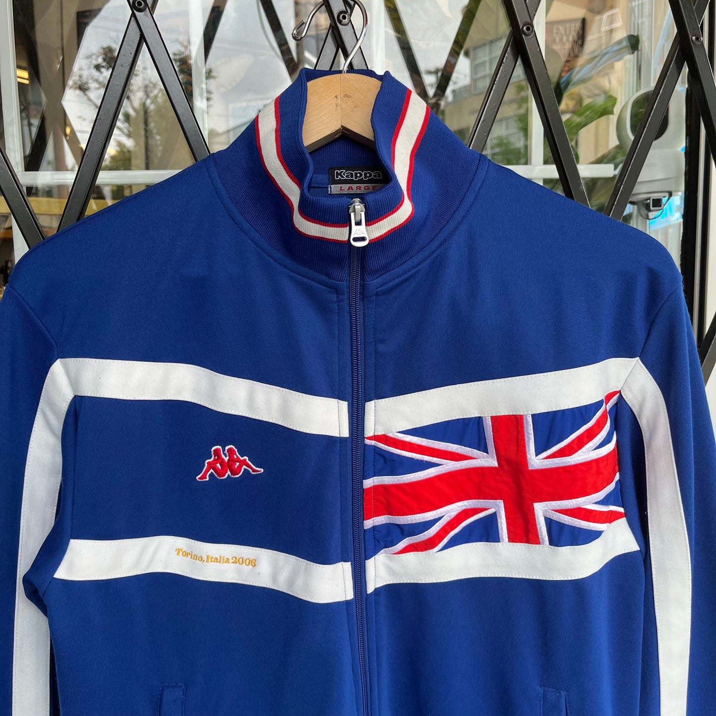 2006 Kappa Great Britain Track Jacket - Size L
