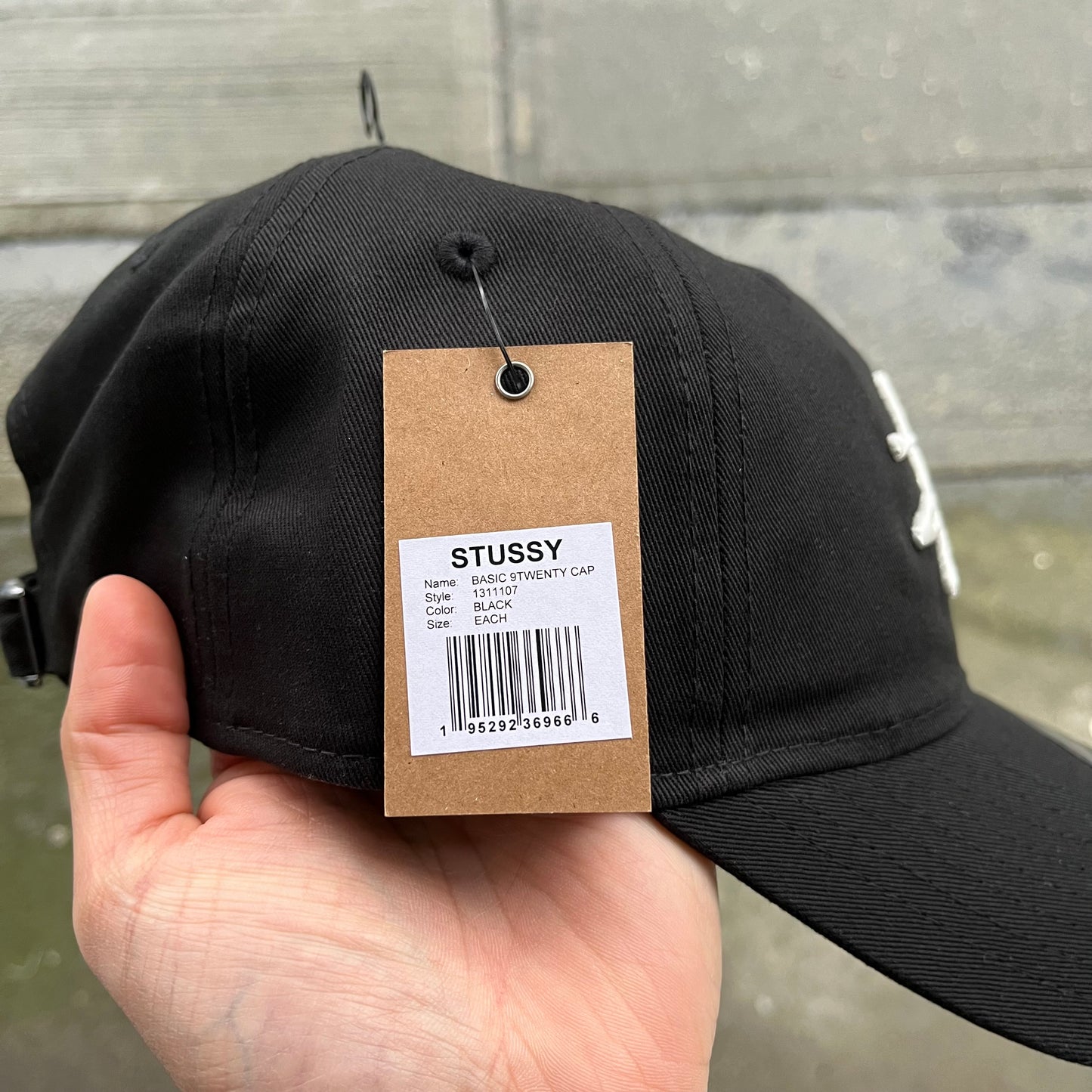 Stussy Basic Cap Black