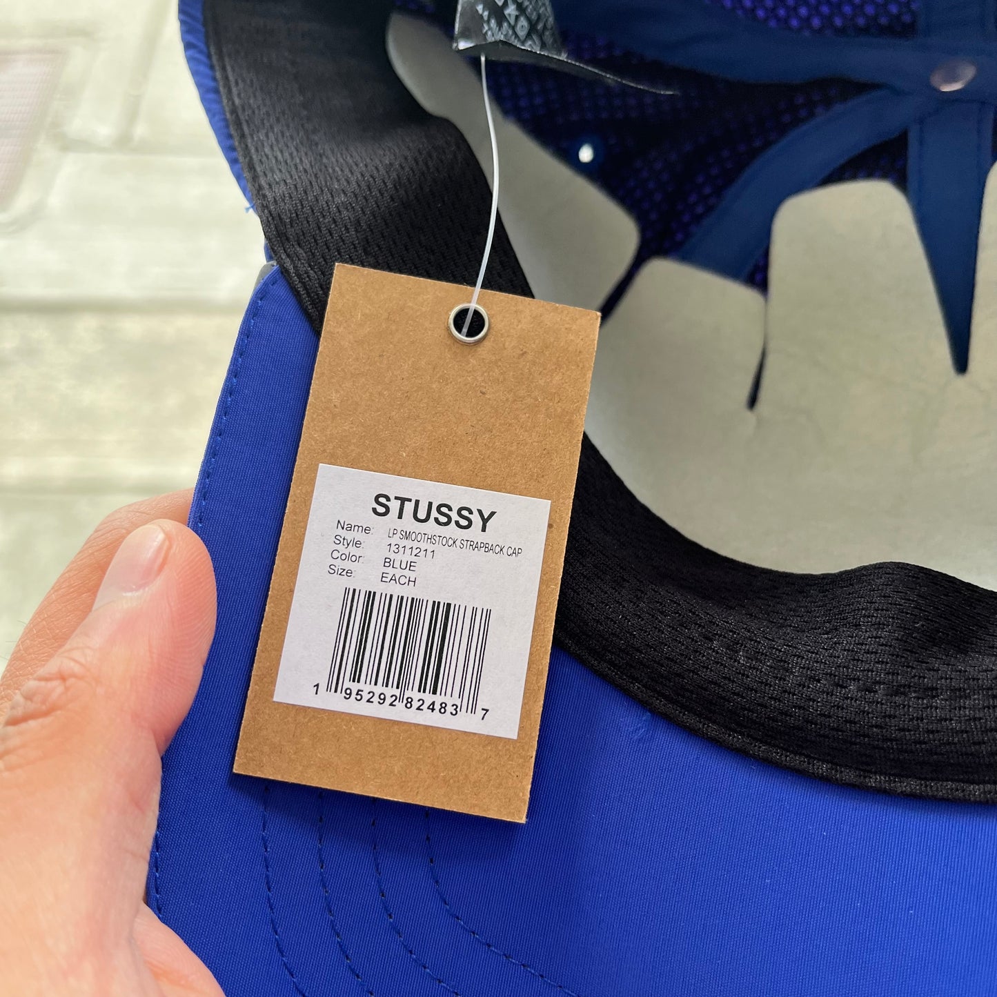 Stussy Smooth Stock Strapback Cap Blue