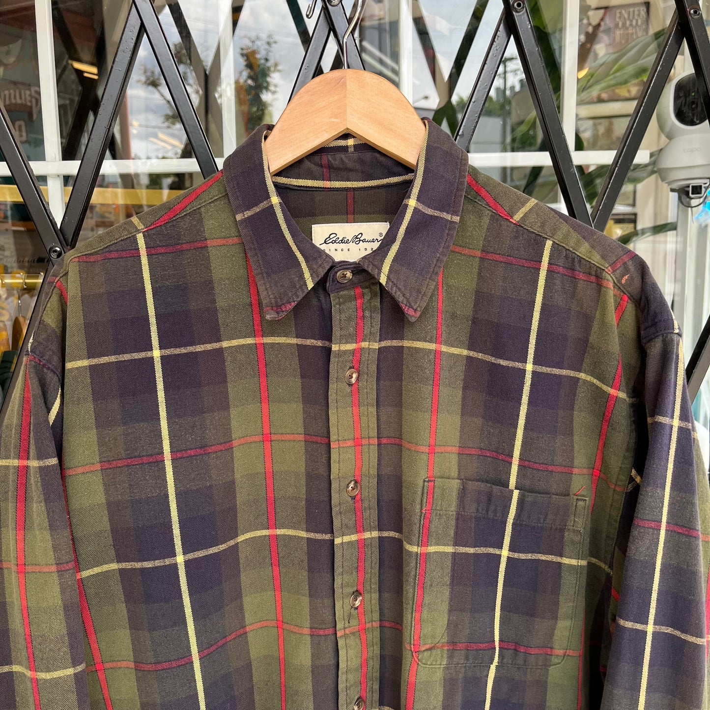 Vintage Eddie Bauer Button Up Shirt - Size L