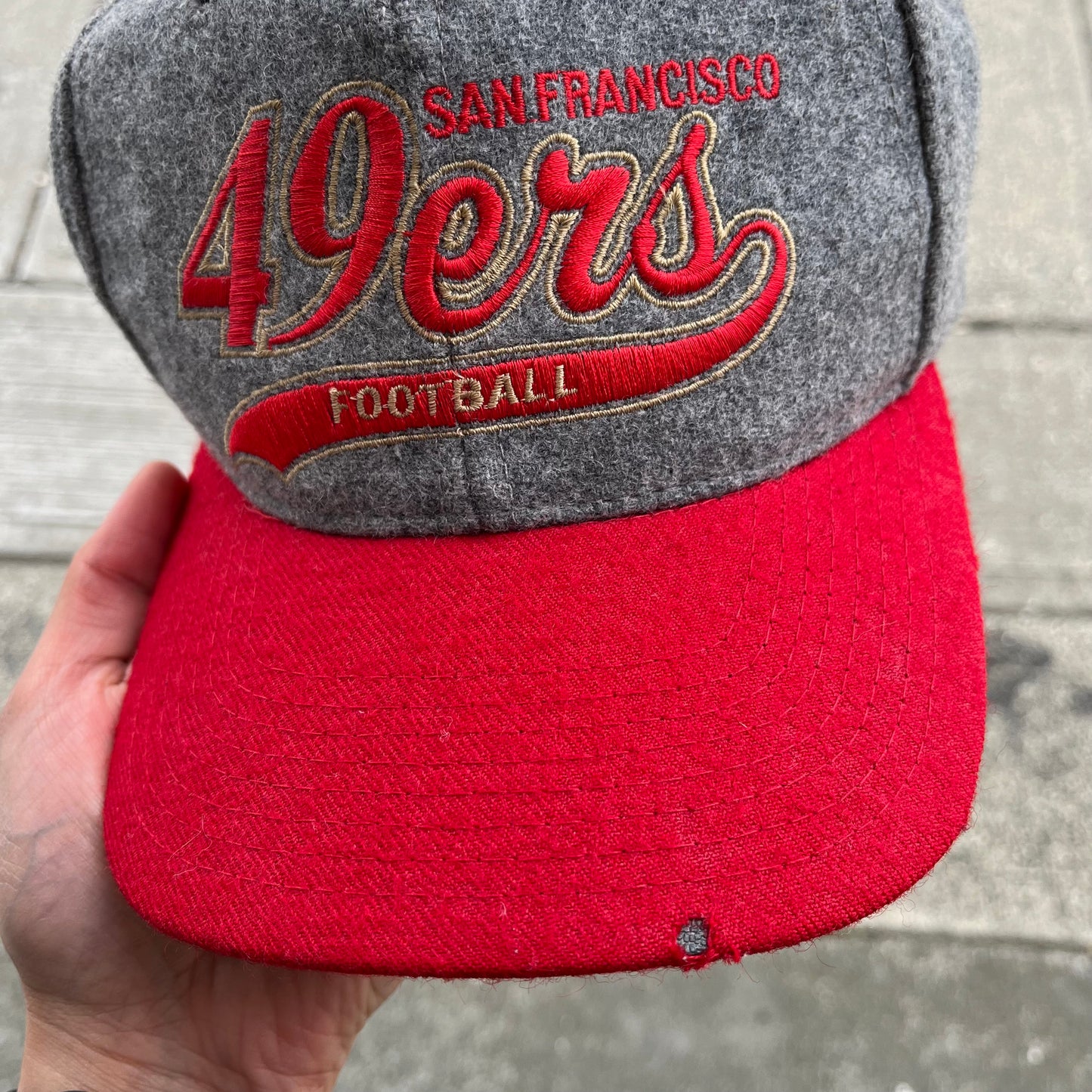 Vintage Starter SF 49ers Melton Wool Snapback