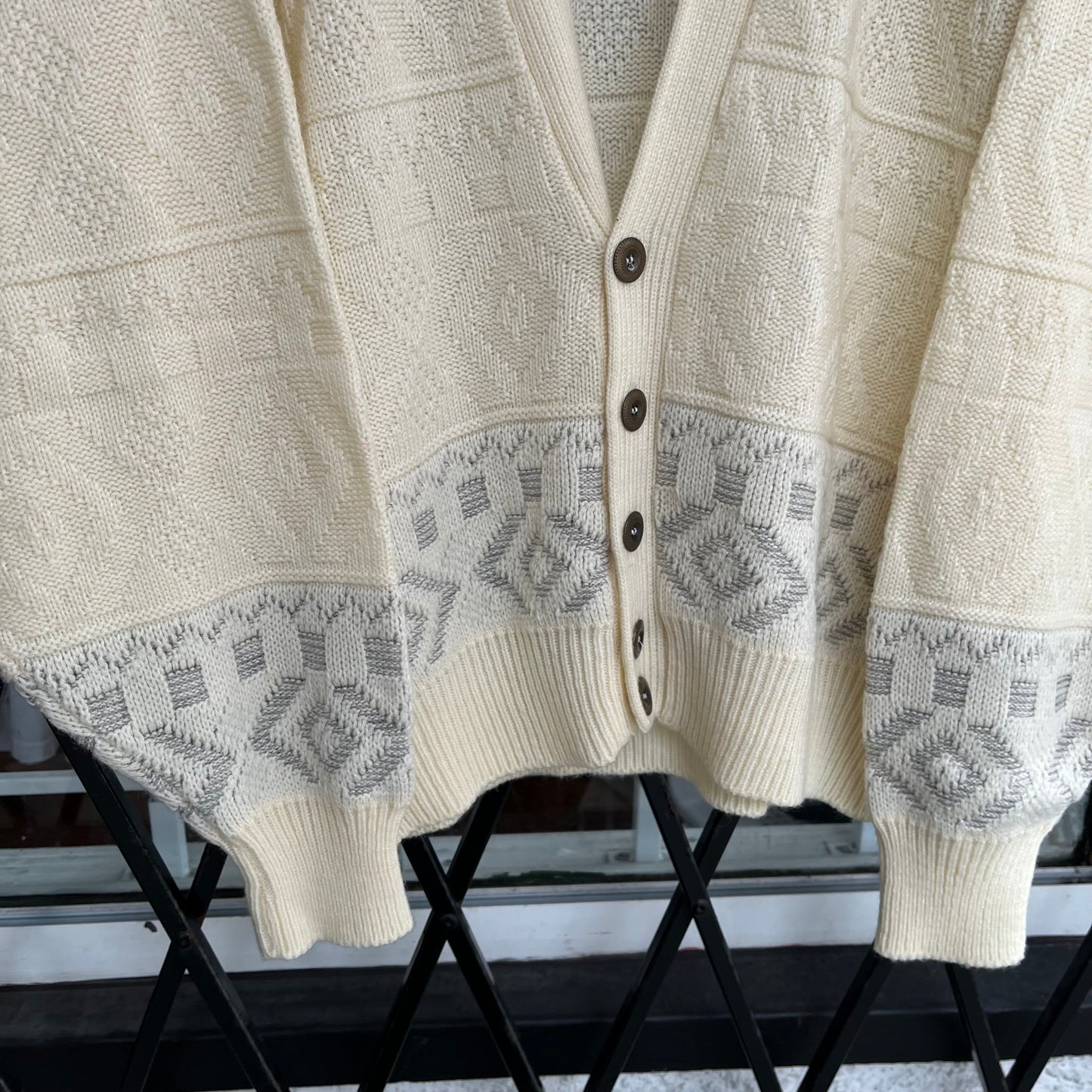 Vintage Mervyns Knit Cardigan - Size L