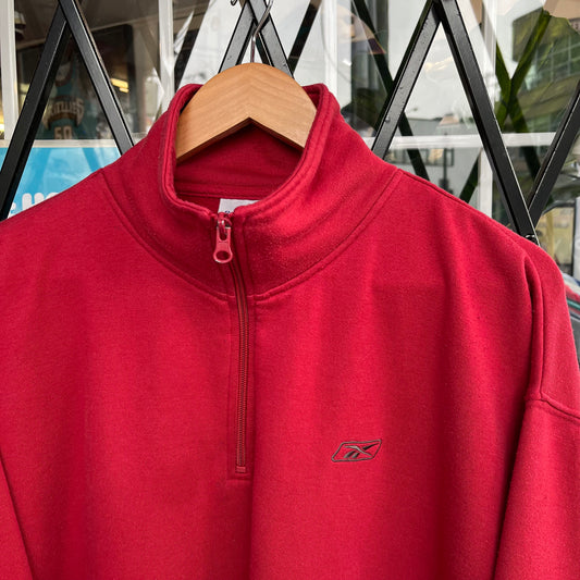 Vintage Reebok Quarter Zip Sweater - Size XL