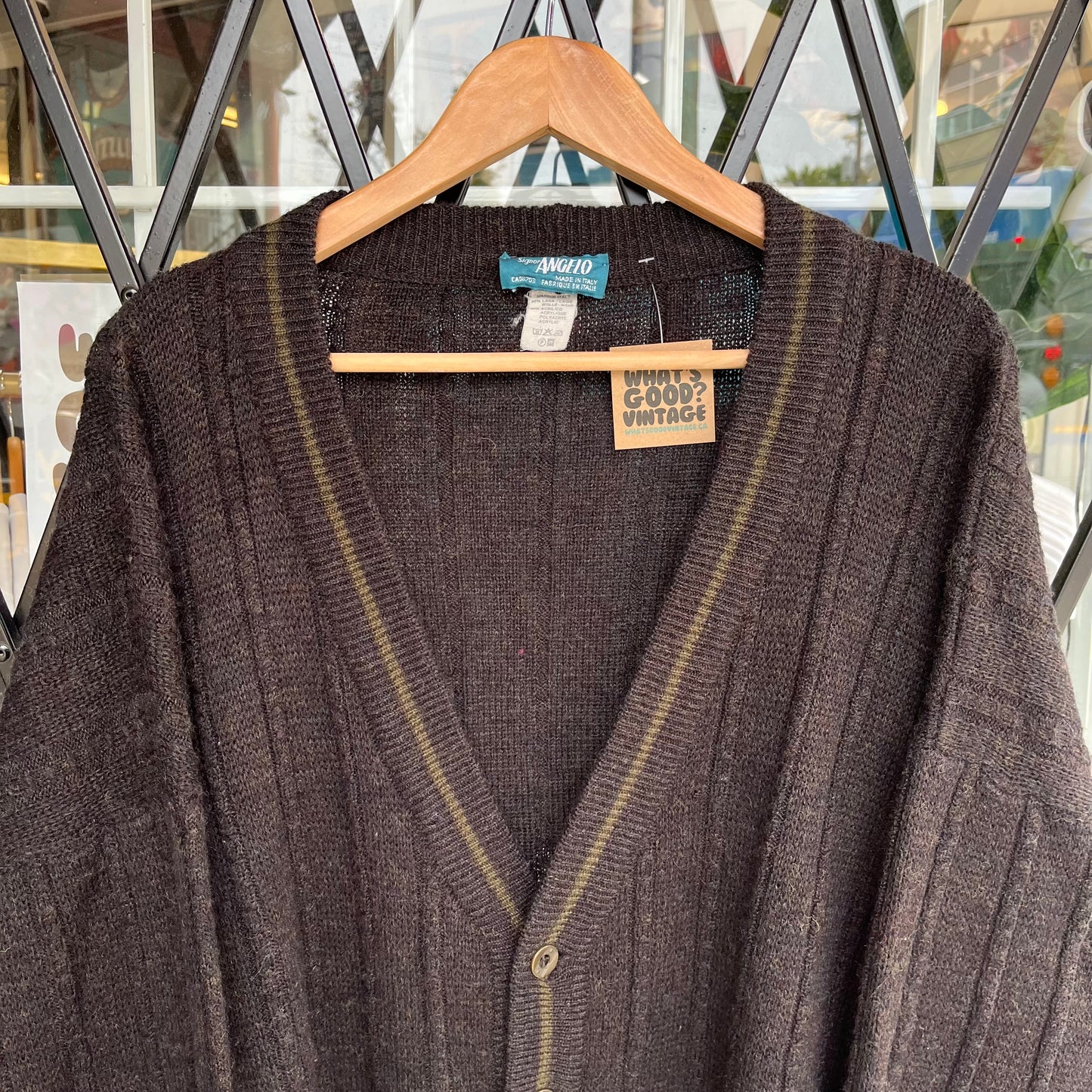 Vintage Knit Cardigan - Size XL