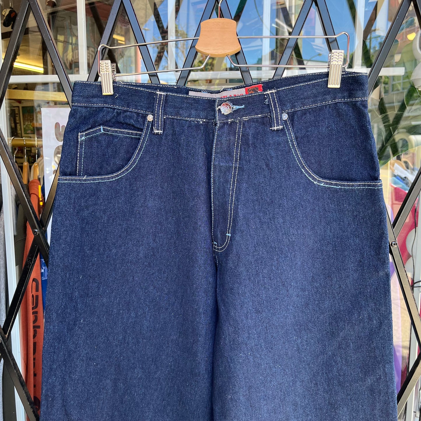 Y2K Mecca Rottweiler Baggy Jeans - Size 32W