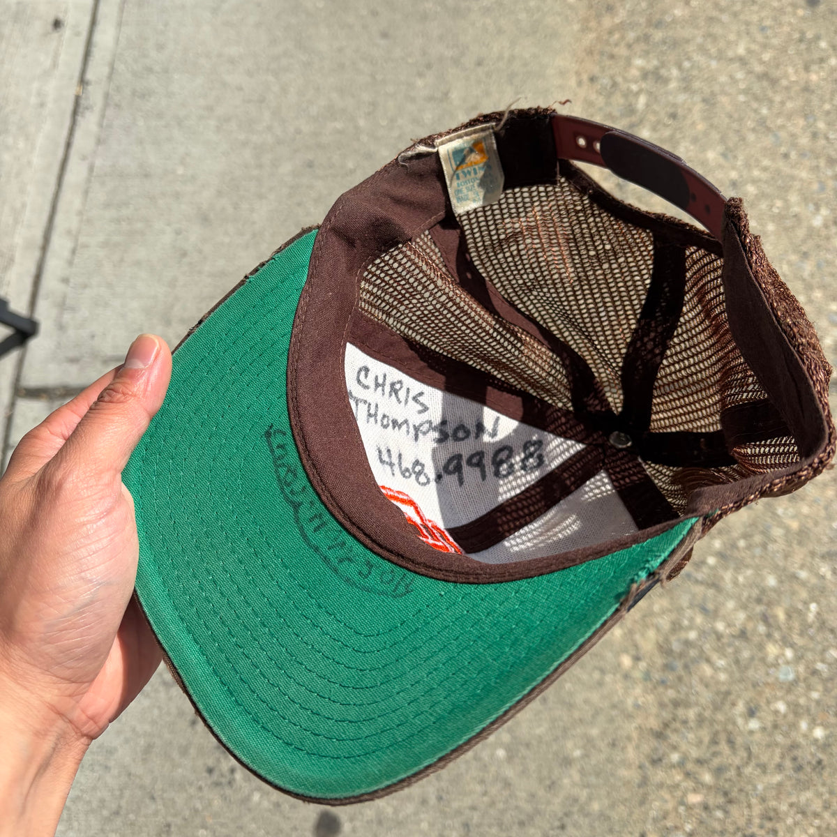 Vintage Distressed SD Padres Trucker Hat