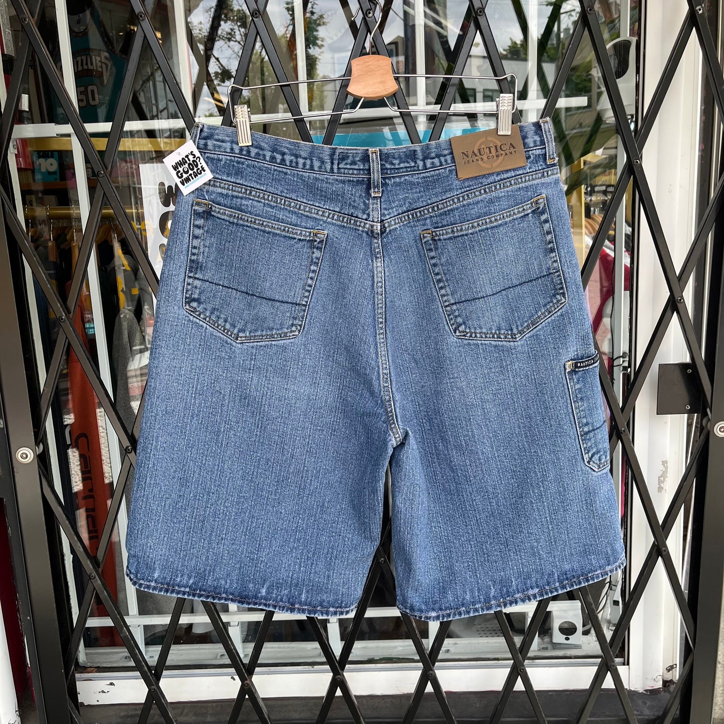 Y2K Nautica Baggy Denim Shorts - Size 36W