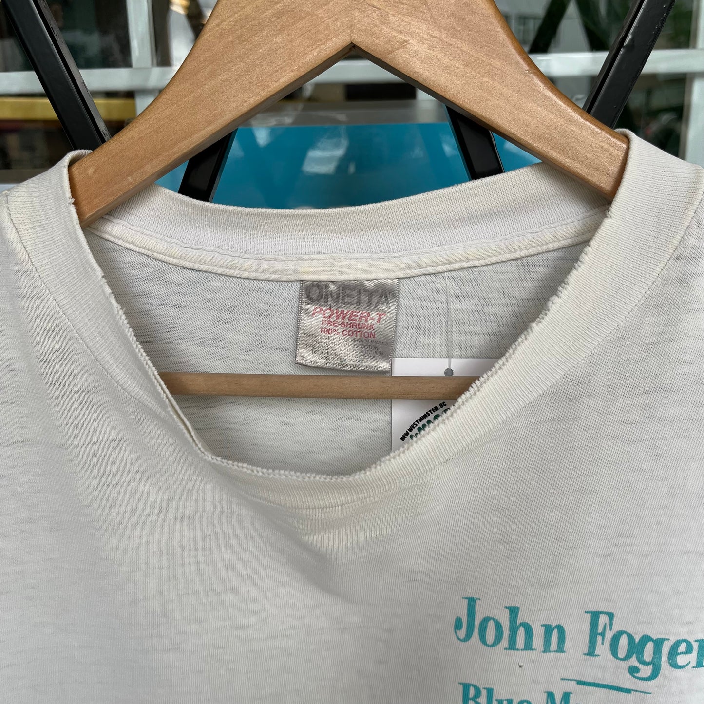 1997 John Fogerty Blue Moon Swamp Album Tee - Size XL