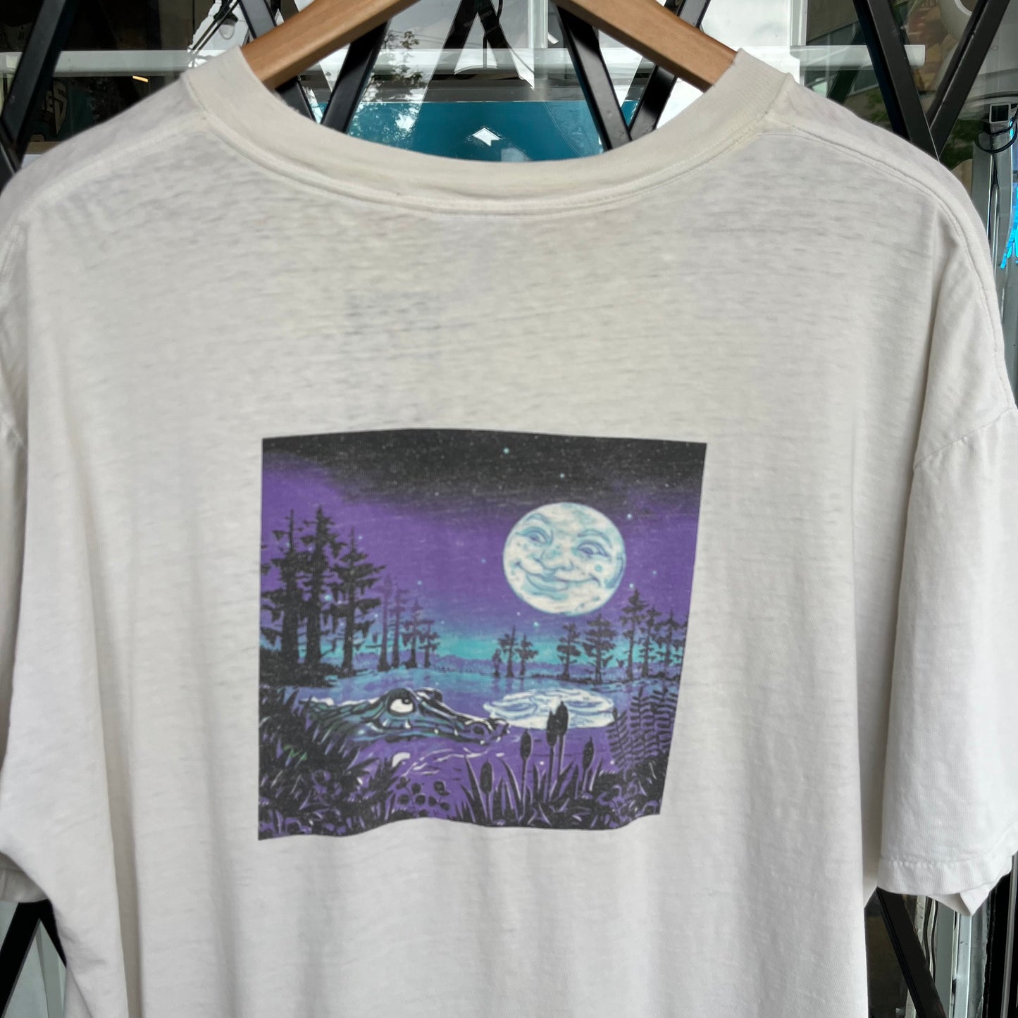 1997 John Fogerty Blue Moon Swamp Album Tee - Size XL