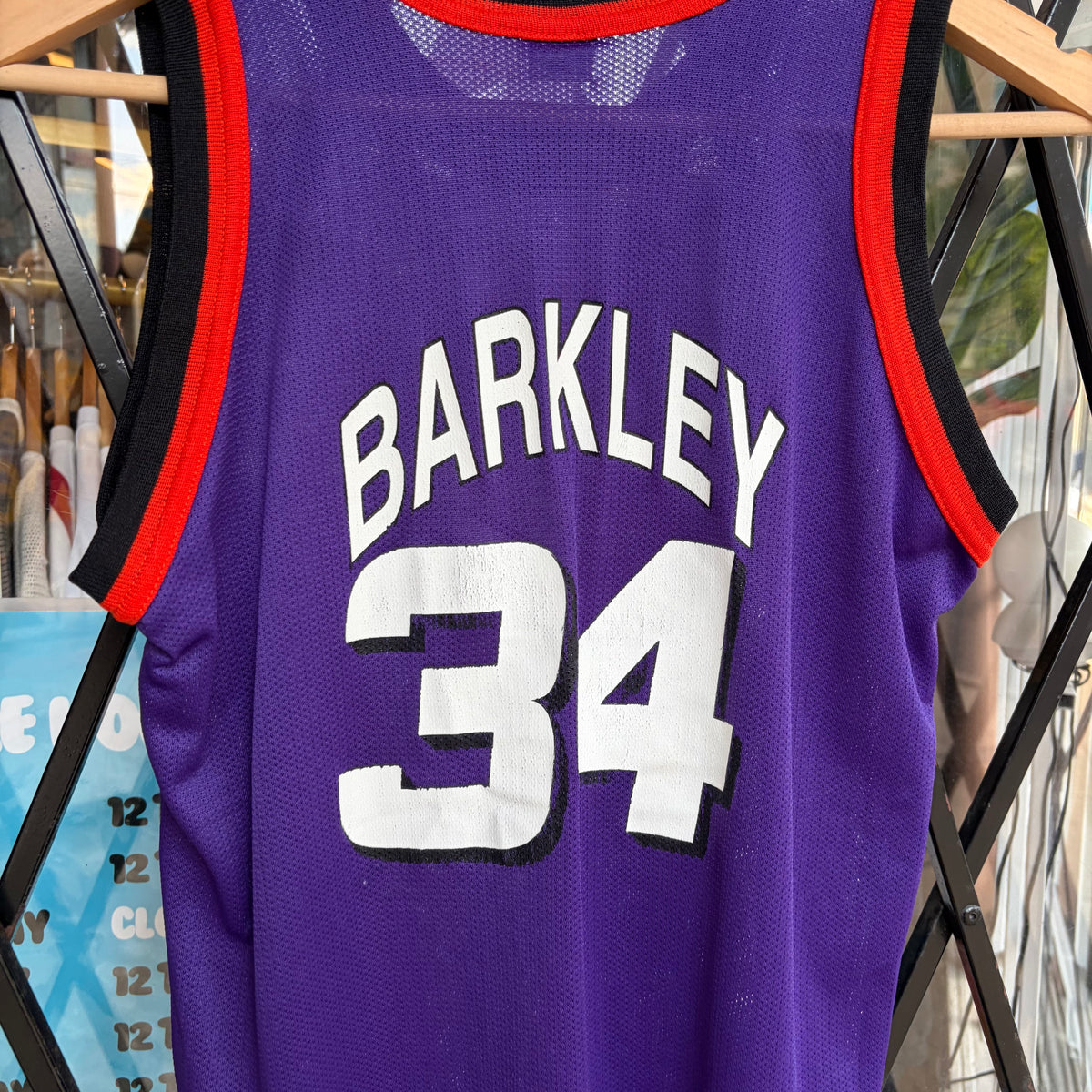 Vintage Champion Charles Barkley Suns Jersey - Size Youth L