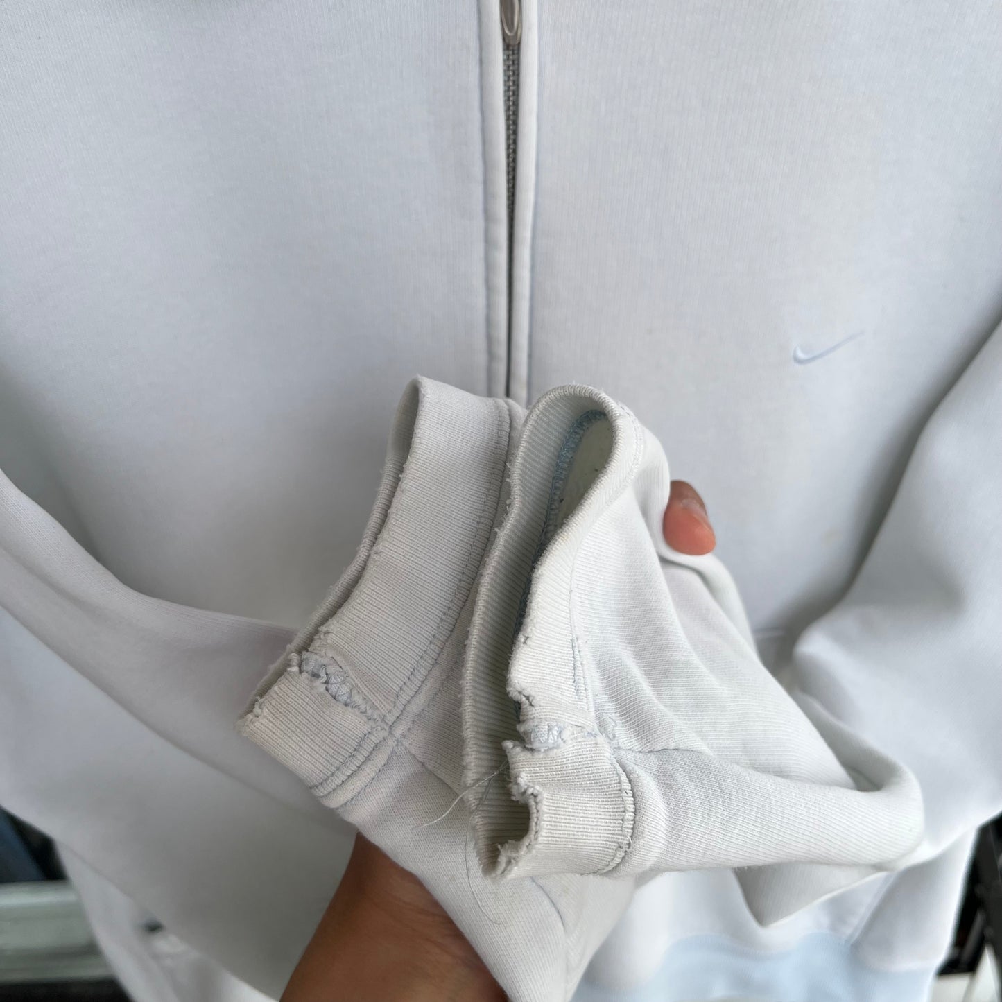 Vintage Nike Cropped Hoodie - Size Womens XL