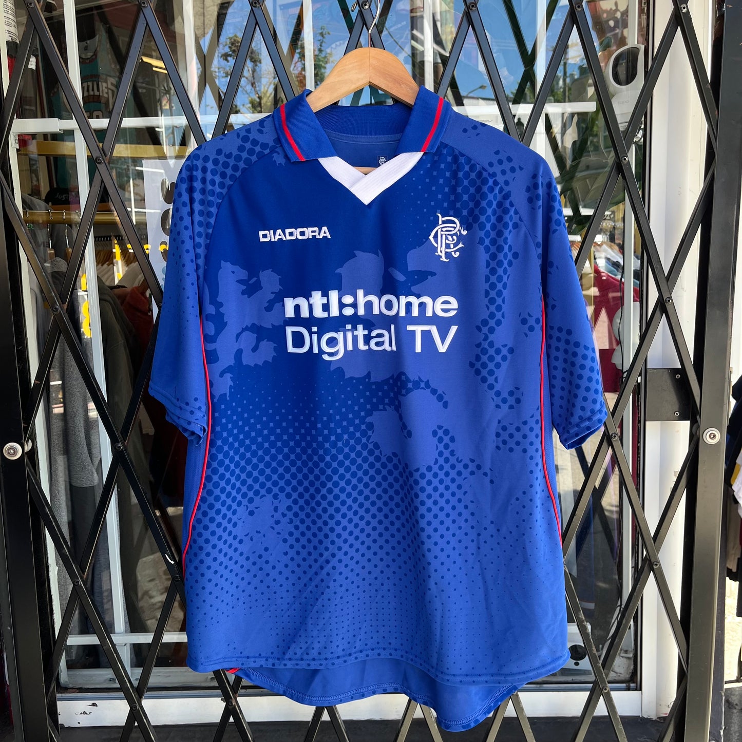 2002/03 Diadora Rangers FC Jersey - Size XL