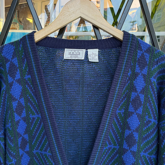 Vintage Knit Cardigan - Size L