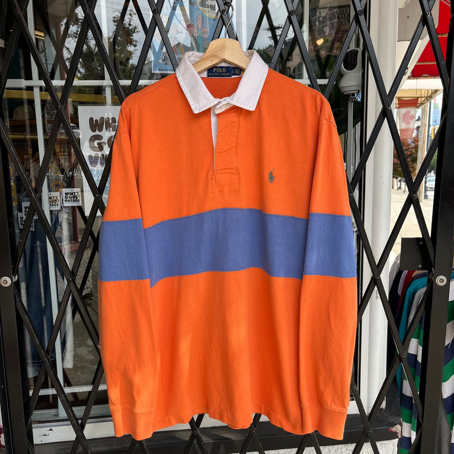 Vintage Polo Ralph Lauren Rugby Long Sleeve - Size L