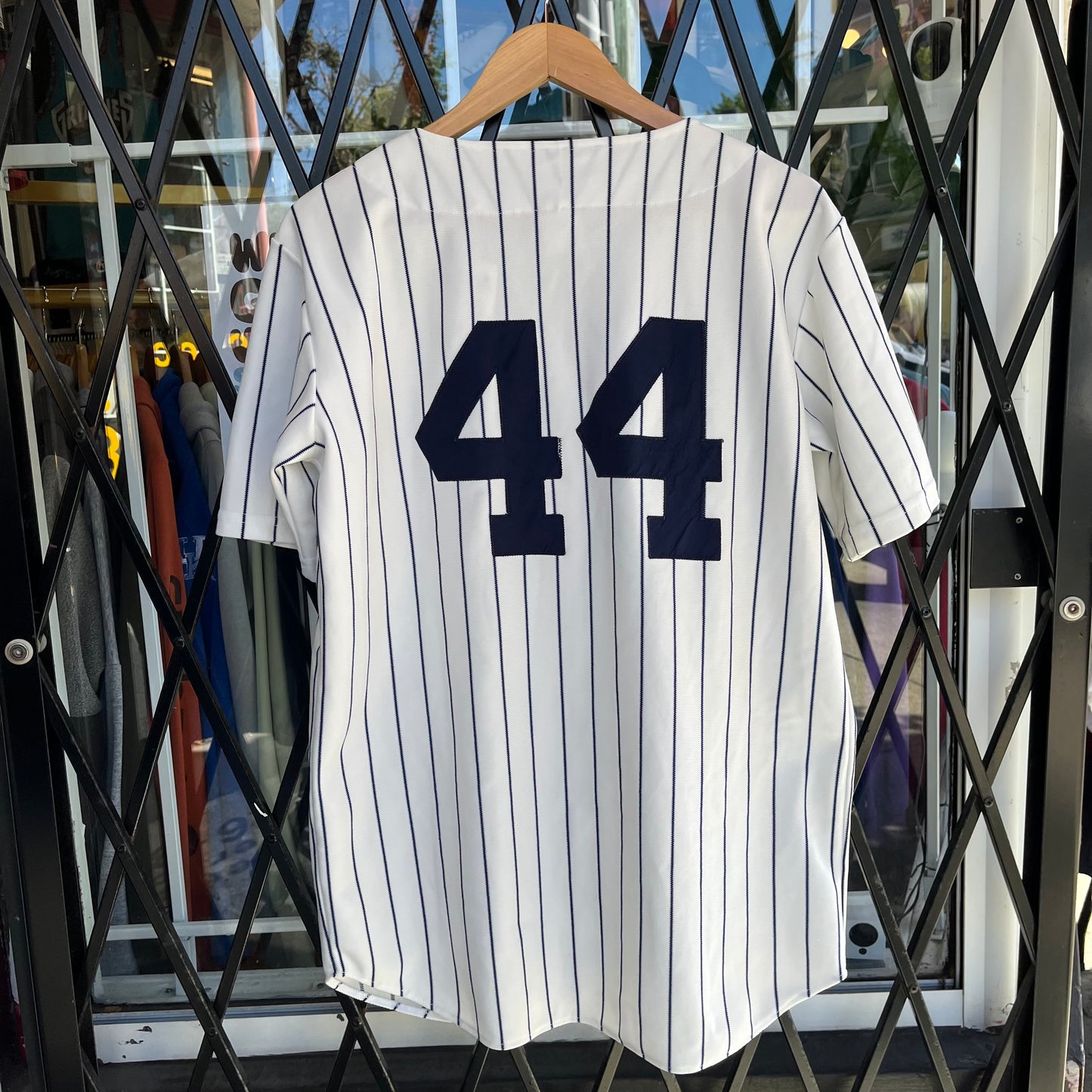 Vintage NY Yankees Reggie Jackson Pinstripe Jersey - Size L