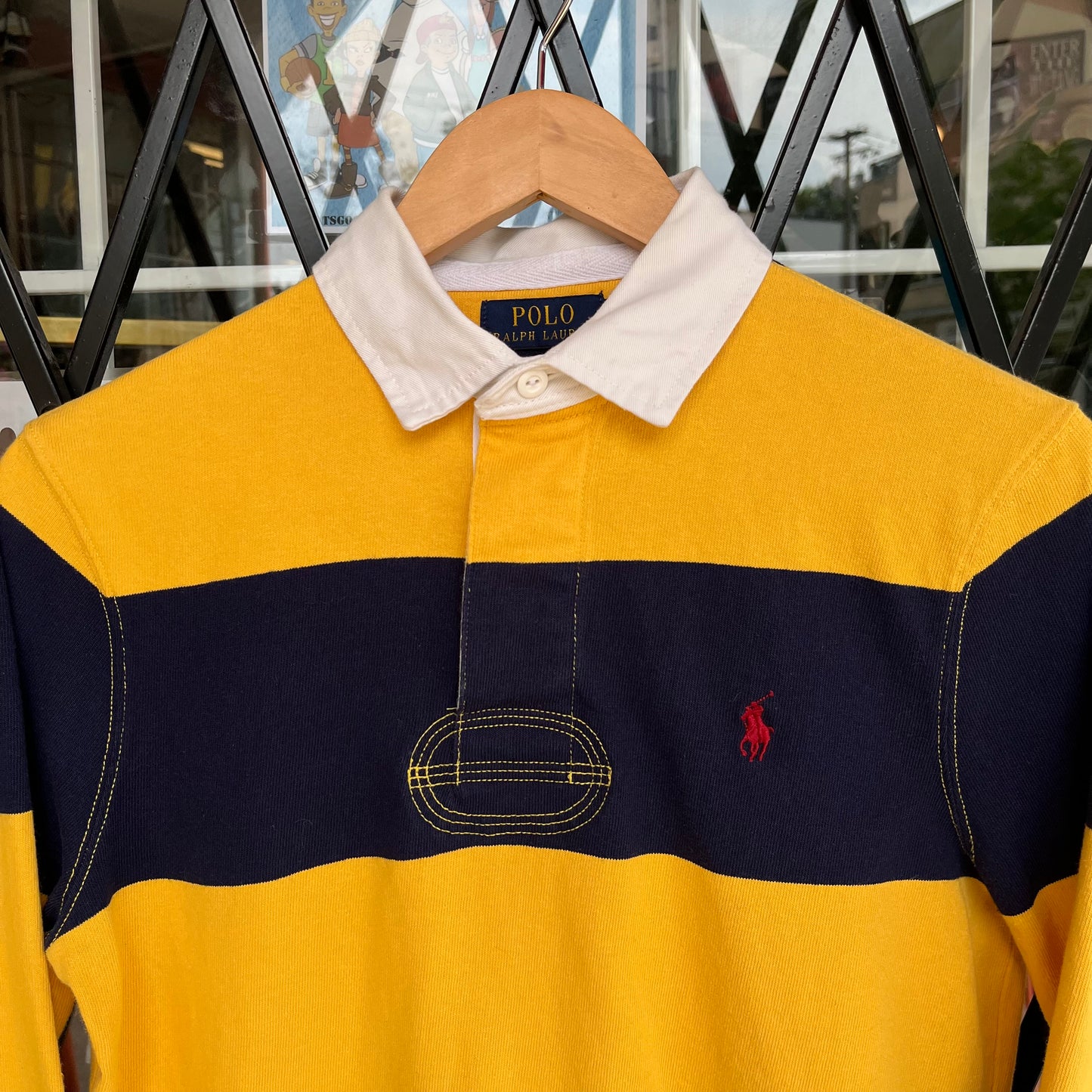 Vintage Polo Ralph Lauren Rugby Long Sleeve - Size S