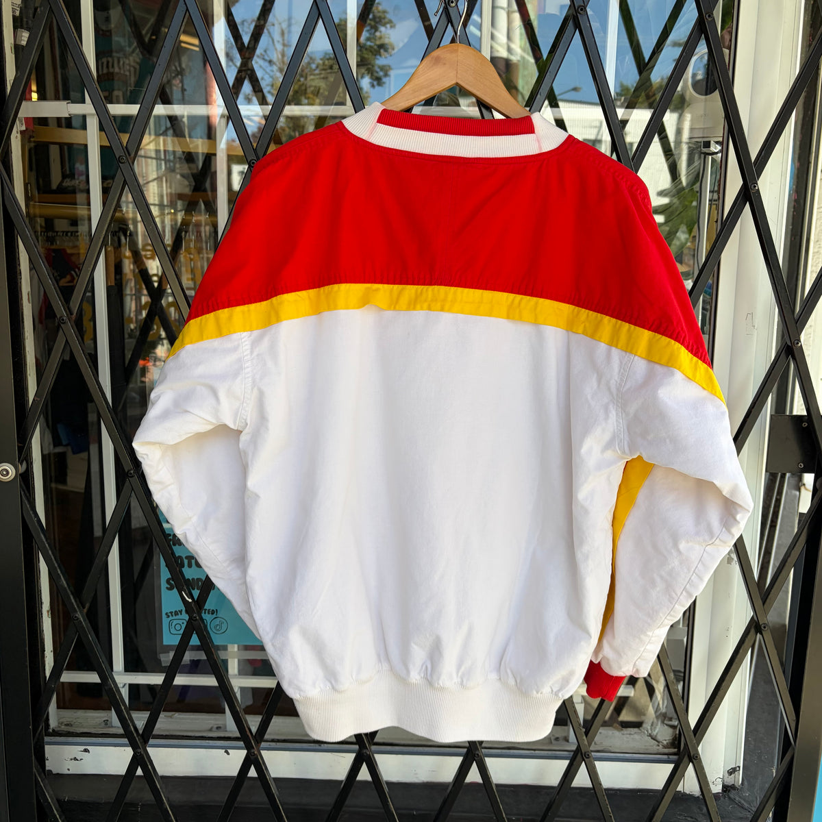 1989 Calgary Flames Insulated Crewneck - Size M