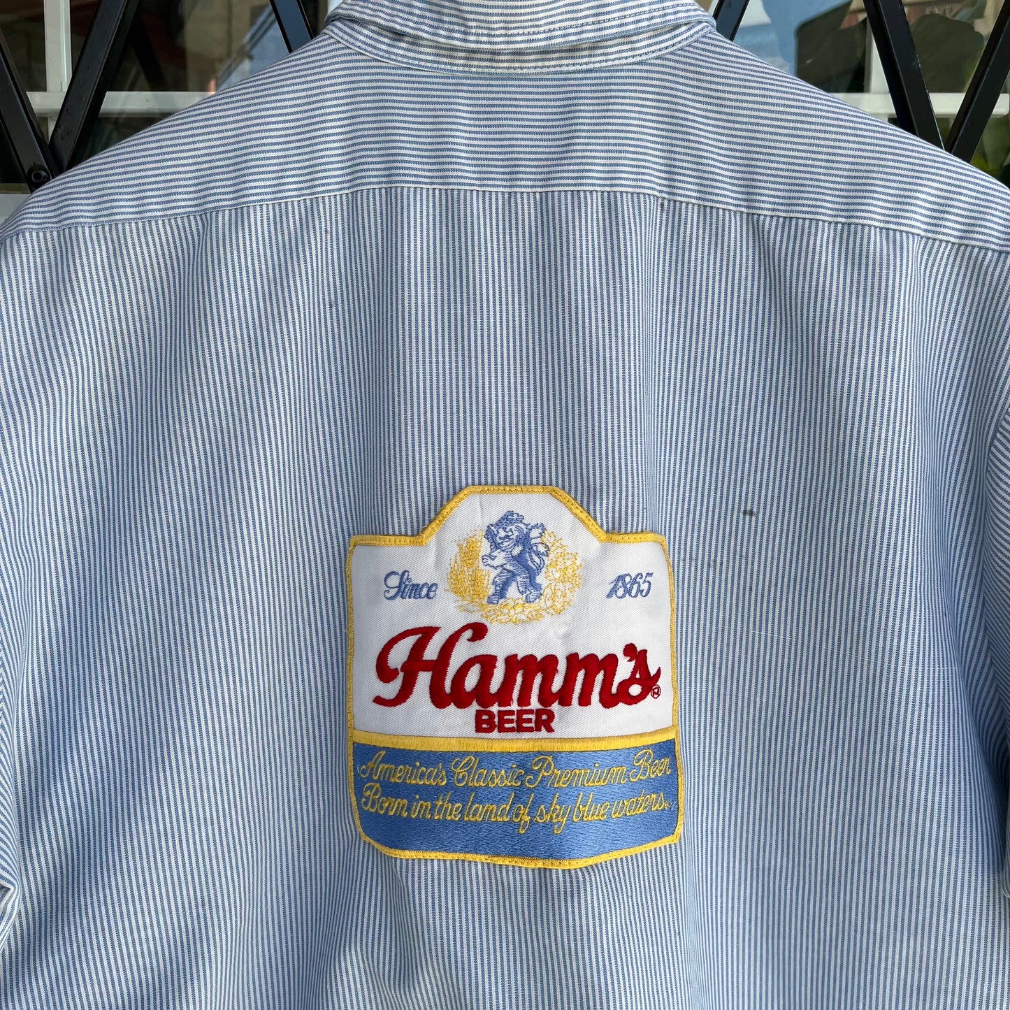 Vintage Hamm’s Beer Button Up Shirt - Size XL