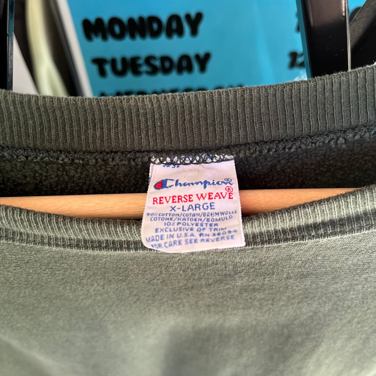 Vintage Champion Reverse Weave Crewneck - Size XL