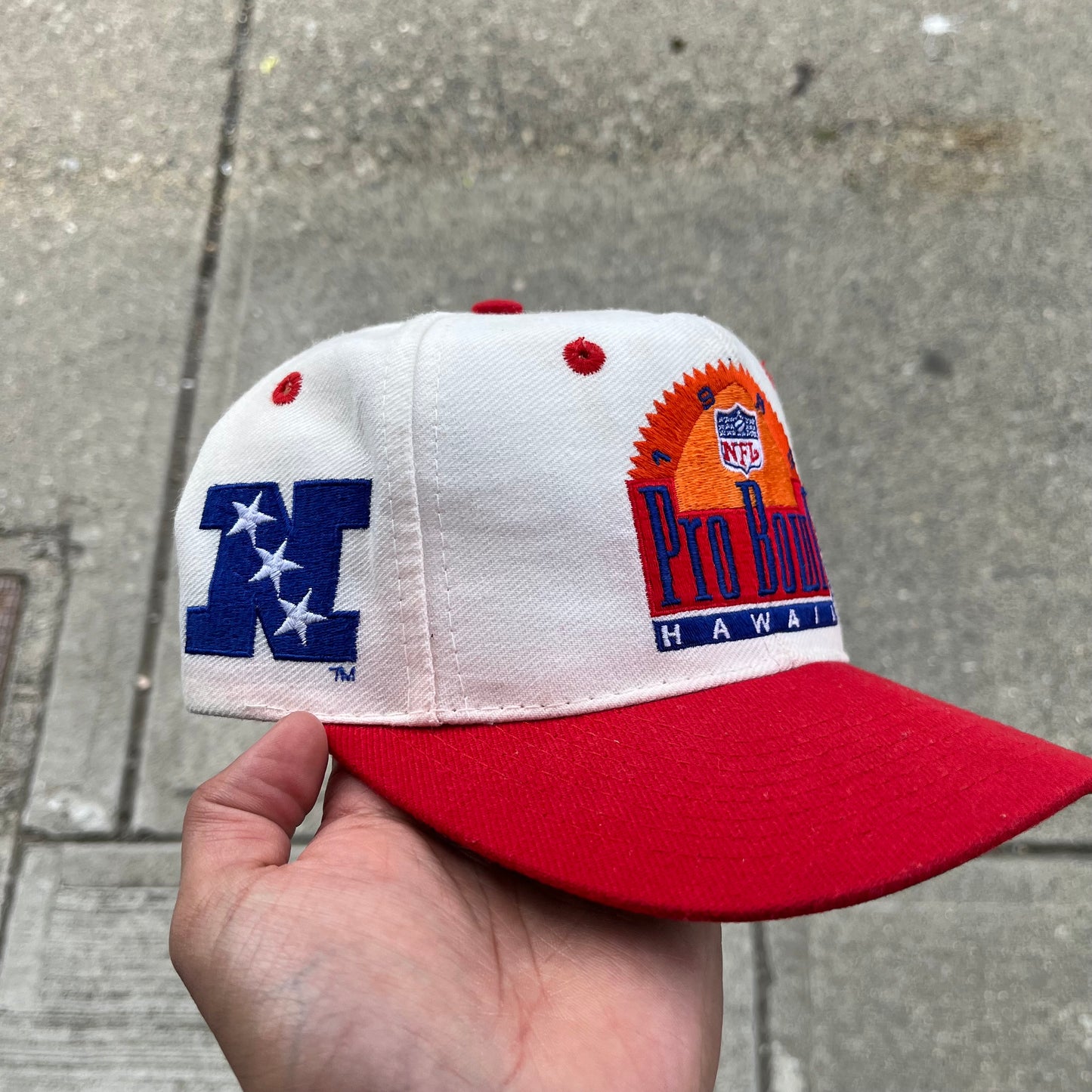 1993 Logo 7 NFL Pro Bowl Hawaii Snapback