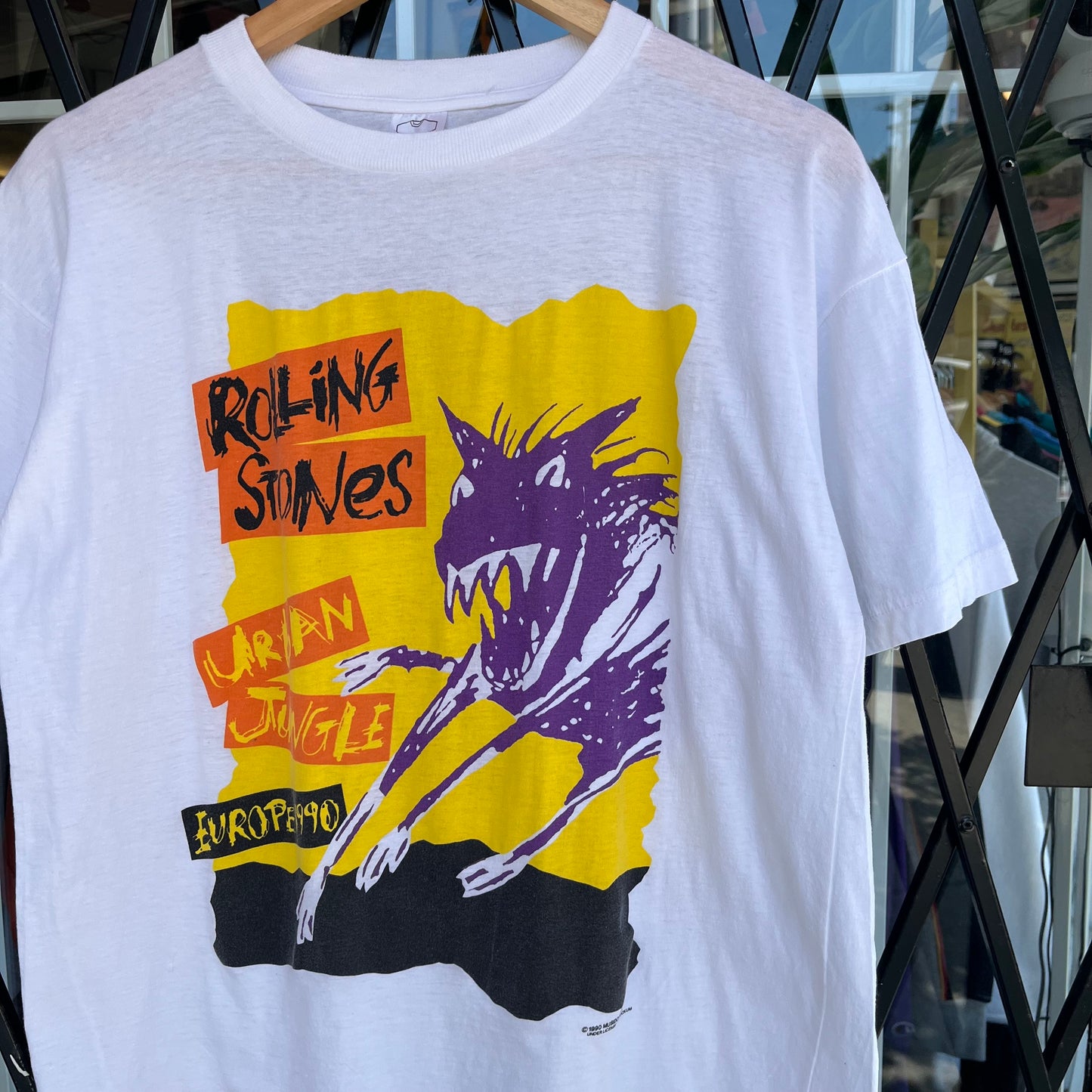 1990 The Rolling Stones Euro Tour Tee - Size L