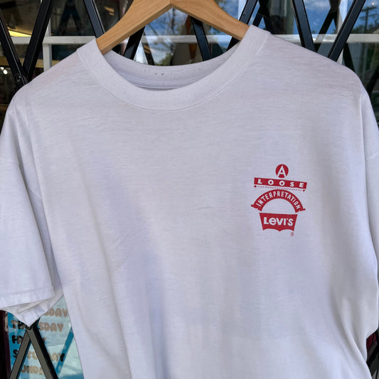 Vintage Leviâs Blues Jean Cult Tee - Size XL