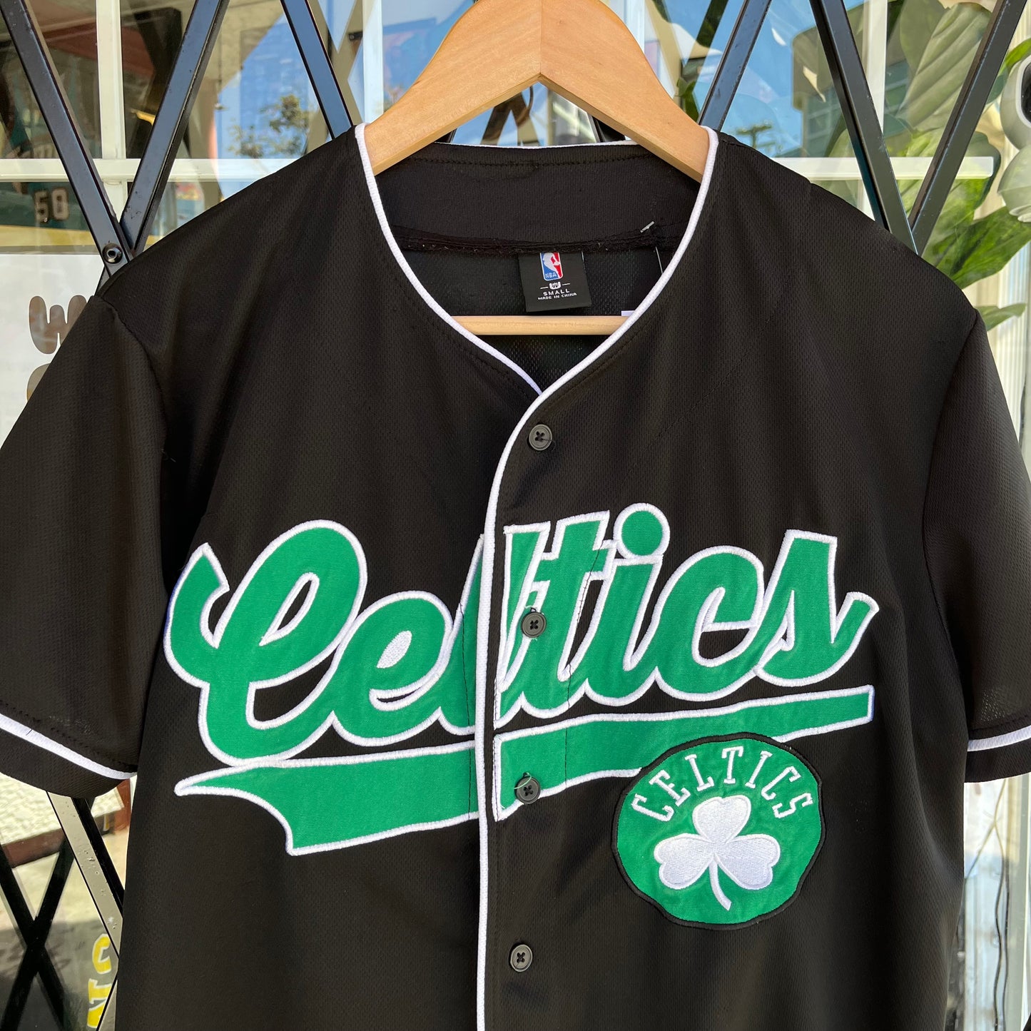 Boston Celtics Baseball Jersey - Size S