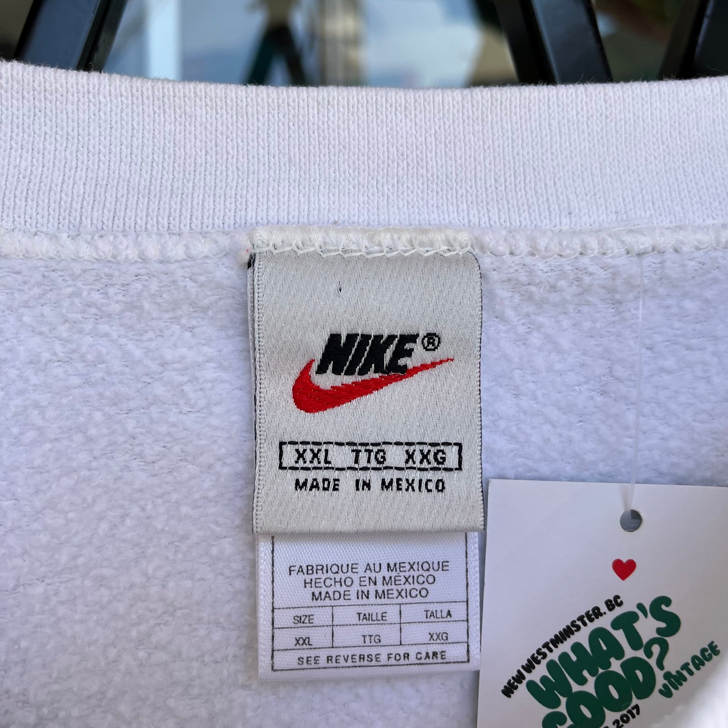 Vintage 90s Nike Embroidered Logo Crewneck - Size XXL
