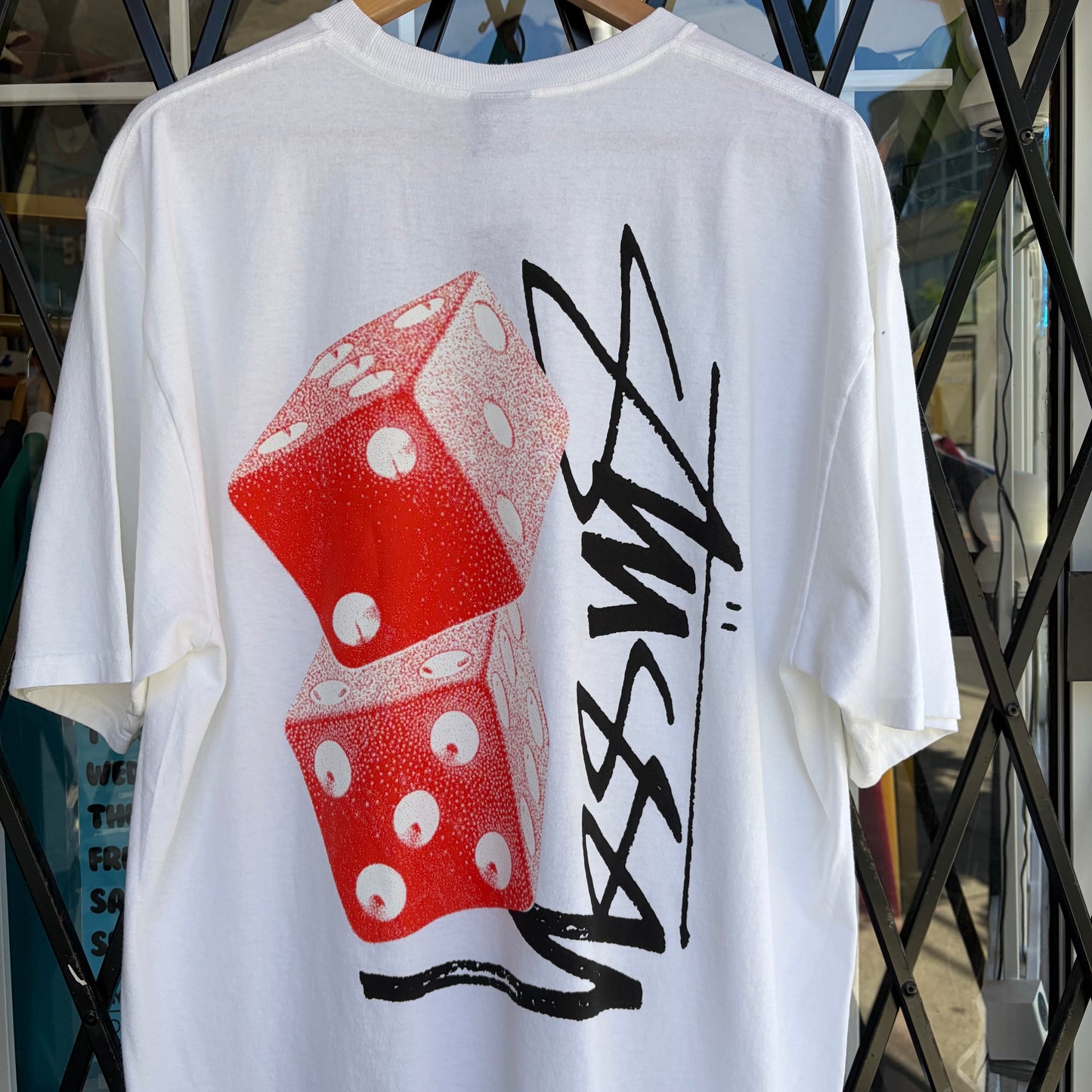 Stussy Tall Dice Tee White - Size XL
