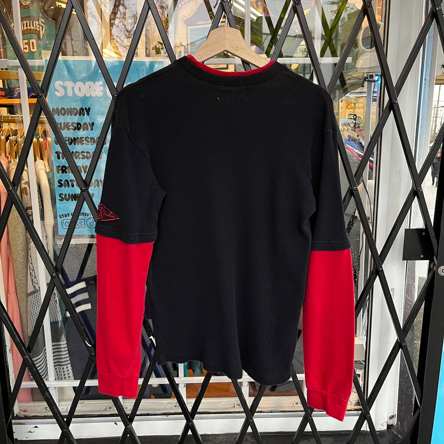 Y2K Cowboy Up Thermal Long Sleeve - Size M