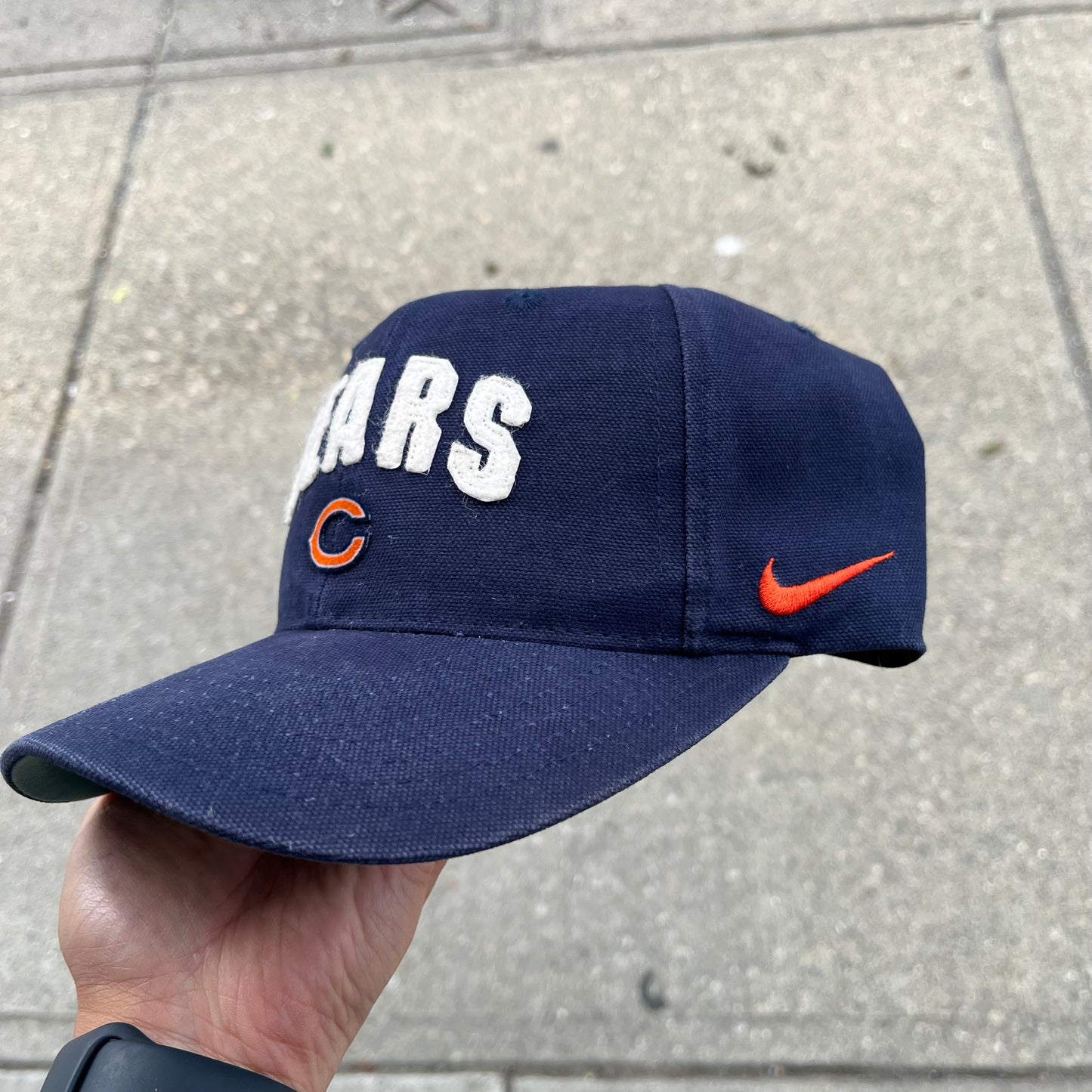 Vintage Nike Chicago Bears Velcro Back Hat