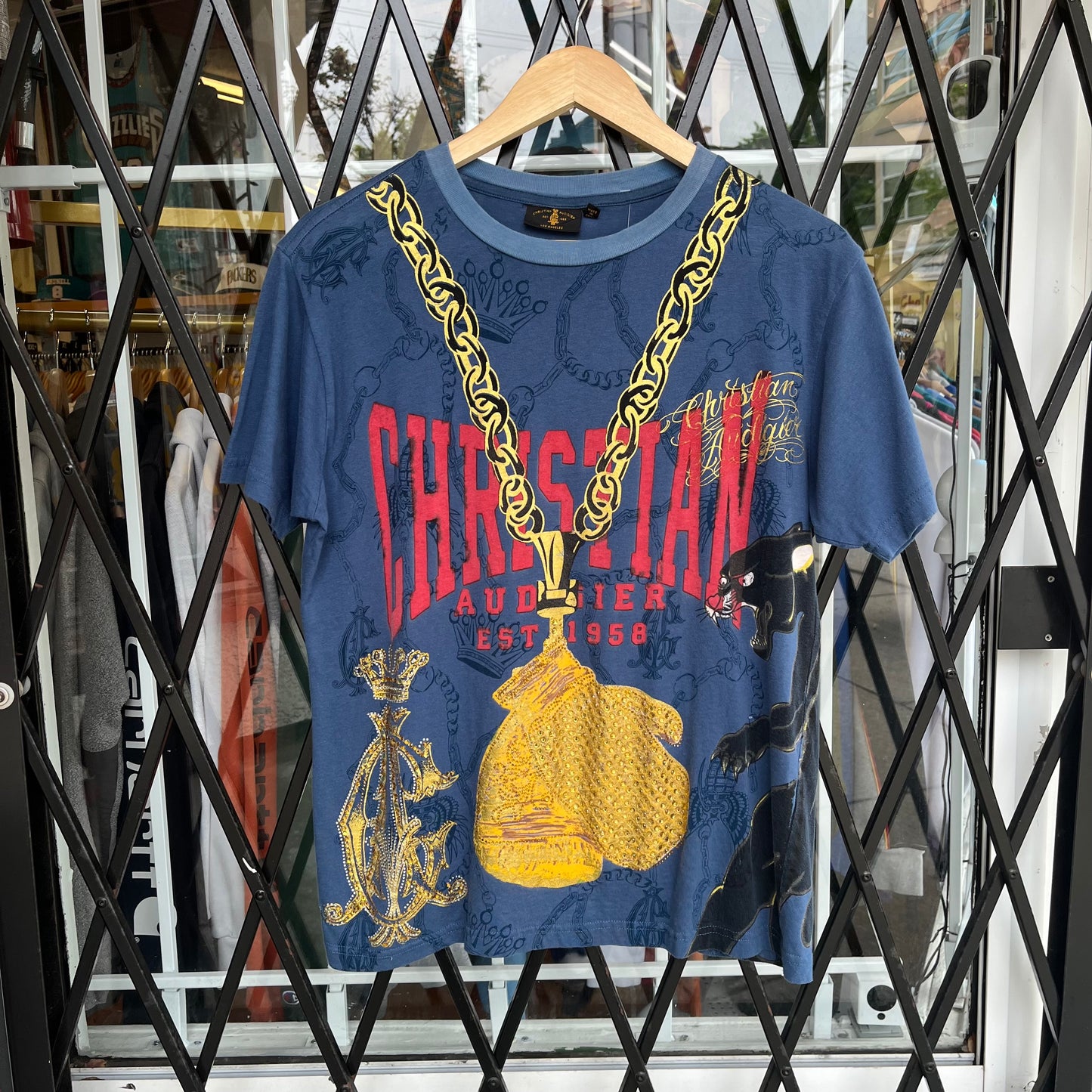 Y2K Christian Audigier Tee - Size M