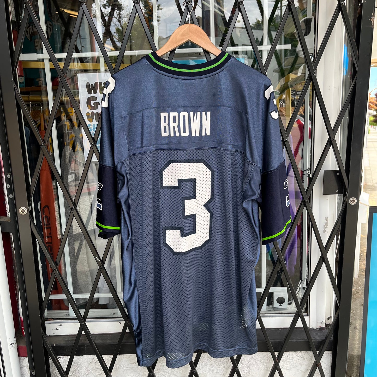Vintage Seattle Seahawks Brown Jersey - Size XL