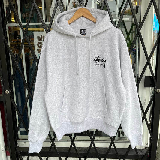 Stussy Stock Vancouver Hoodie Ash Heather - Size M