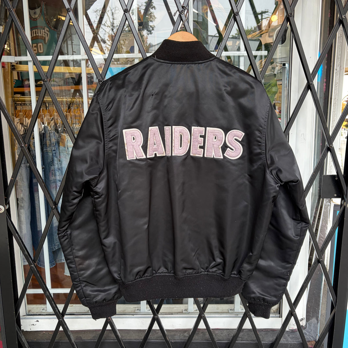 Vintage Starter Raiders Satin Jacket - Size L