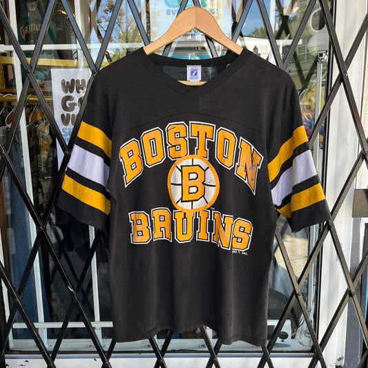 Vintage Logo 7 Boston Bruins Shirt - Size M