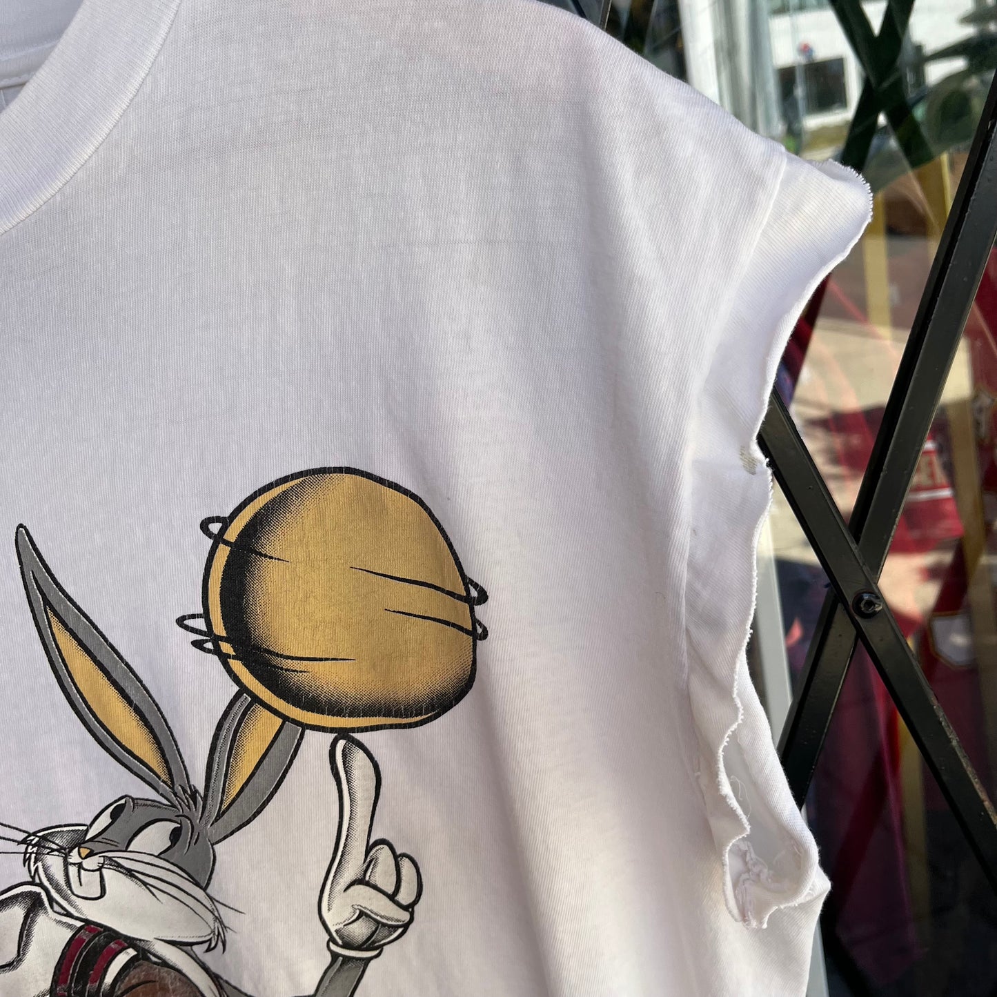 1996 Looney Tunes x Texas A&M Cut Off Tee - Size L