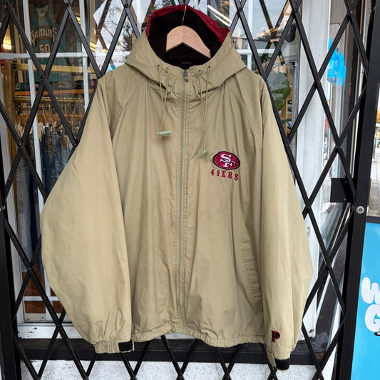 Vintage Pro Player SF 49ers Fleece Lined Jacket - Size XXL