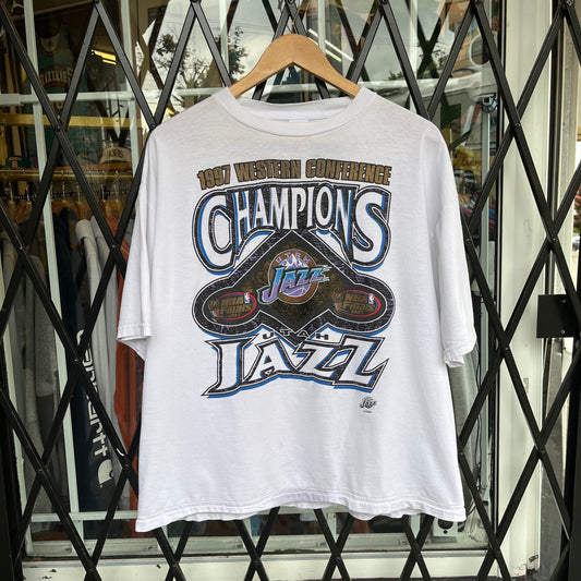 1997 NBA Finals Tee (cropped) - Size XL